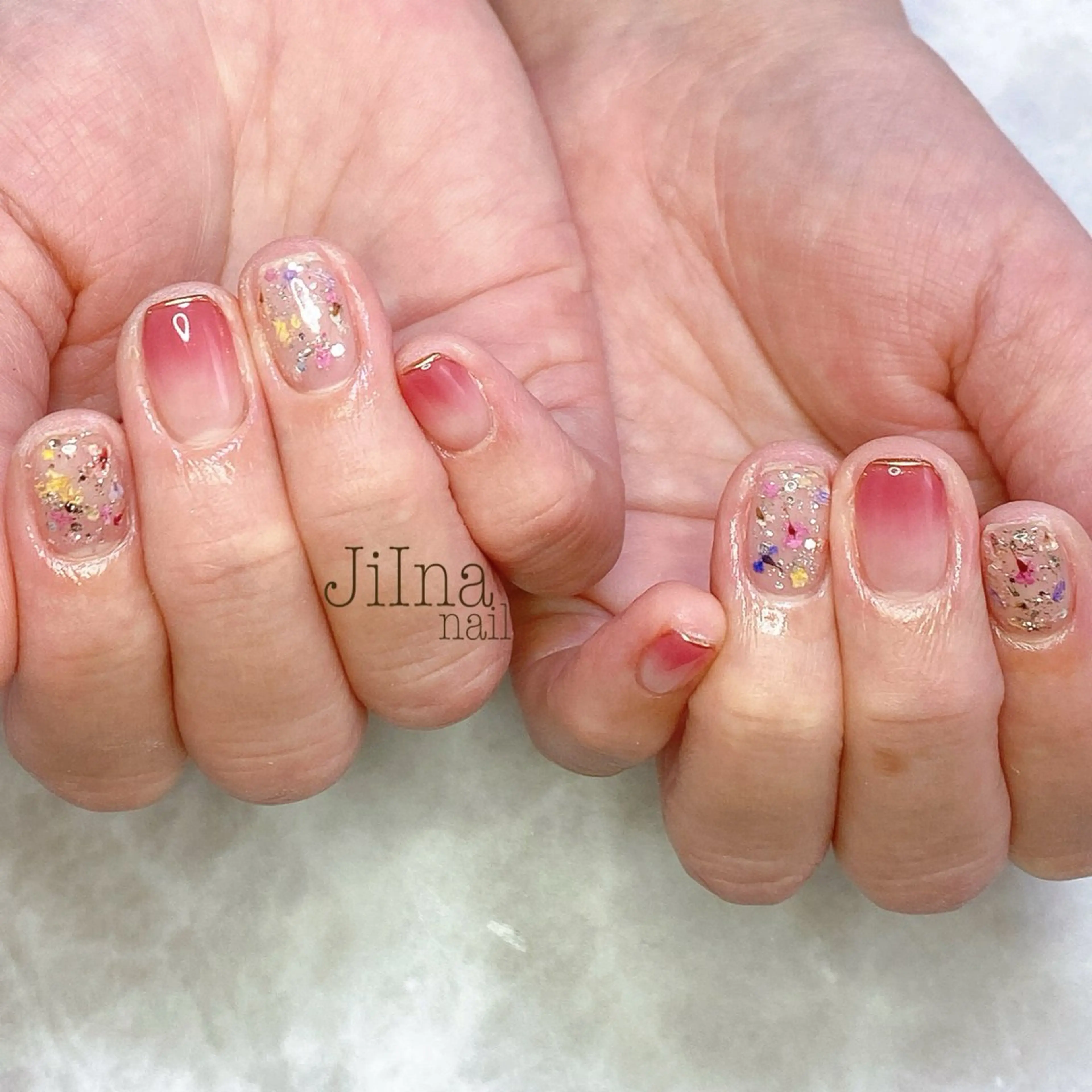 ネイル 持ち込み JiIna nailのネイルデザイン