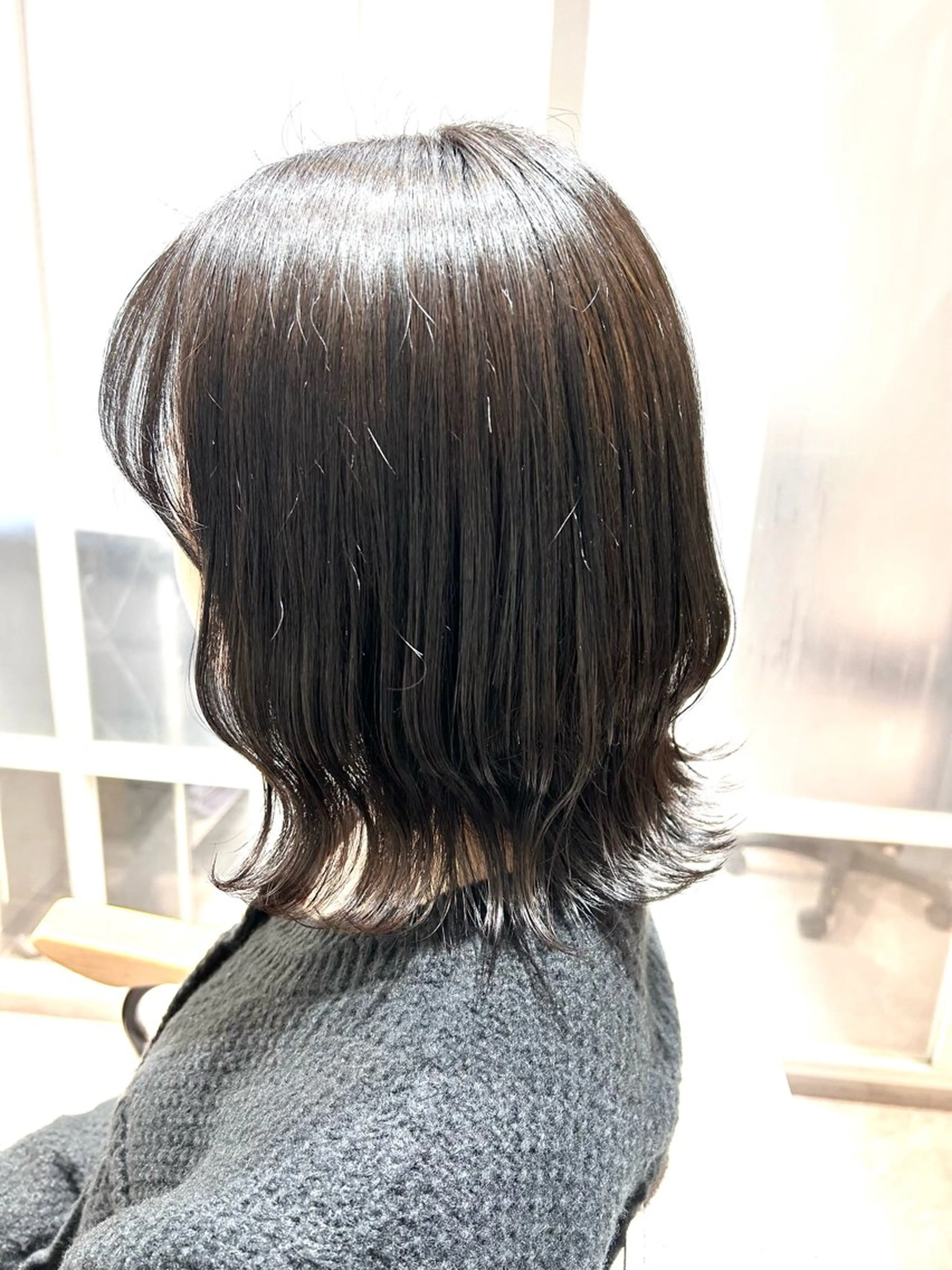 ミディアム カラー 似合わせボブ🫧 丸みショート藤本のヘアスタイル