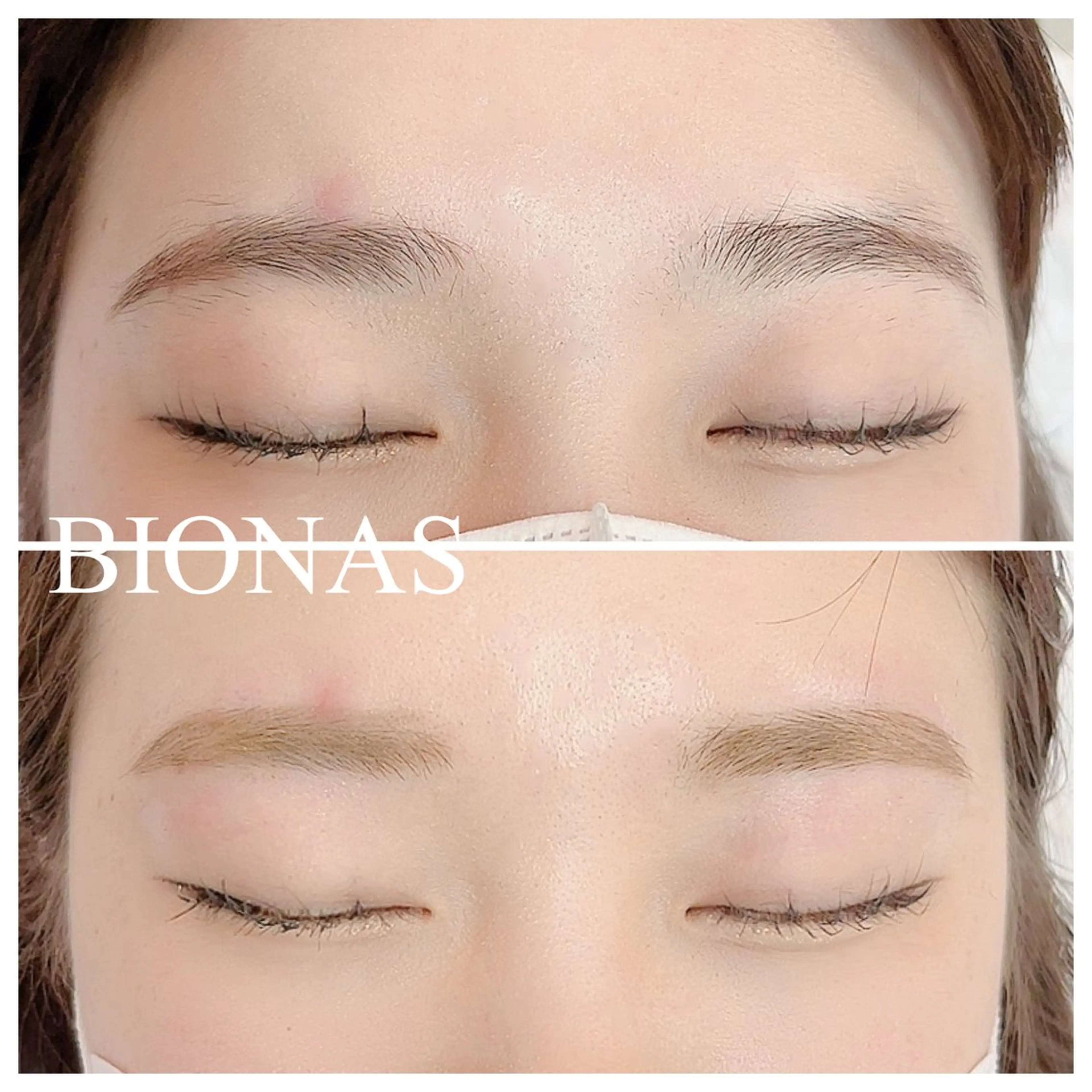 アイブロウ 眉毛ワックス脱毛 BIONAS 小泉のマツエク・マツパデザイン