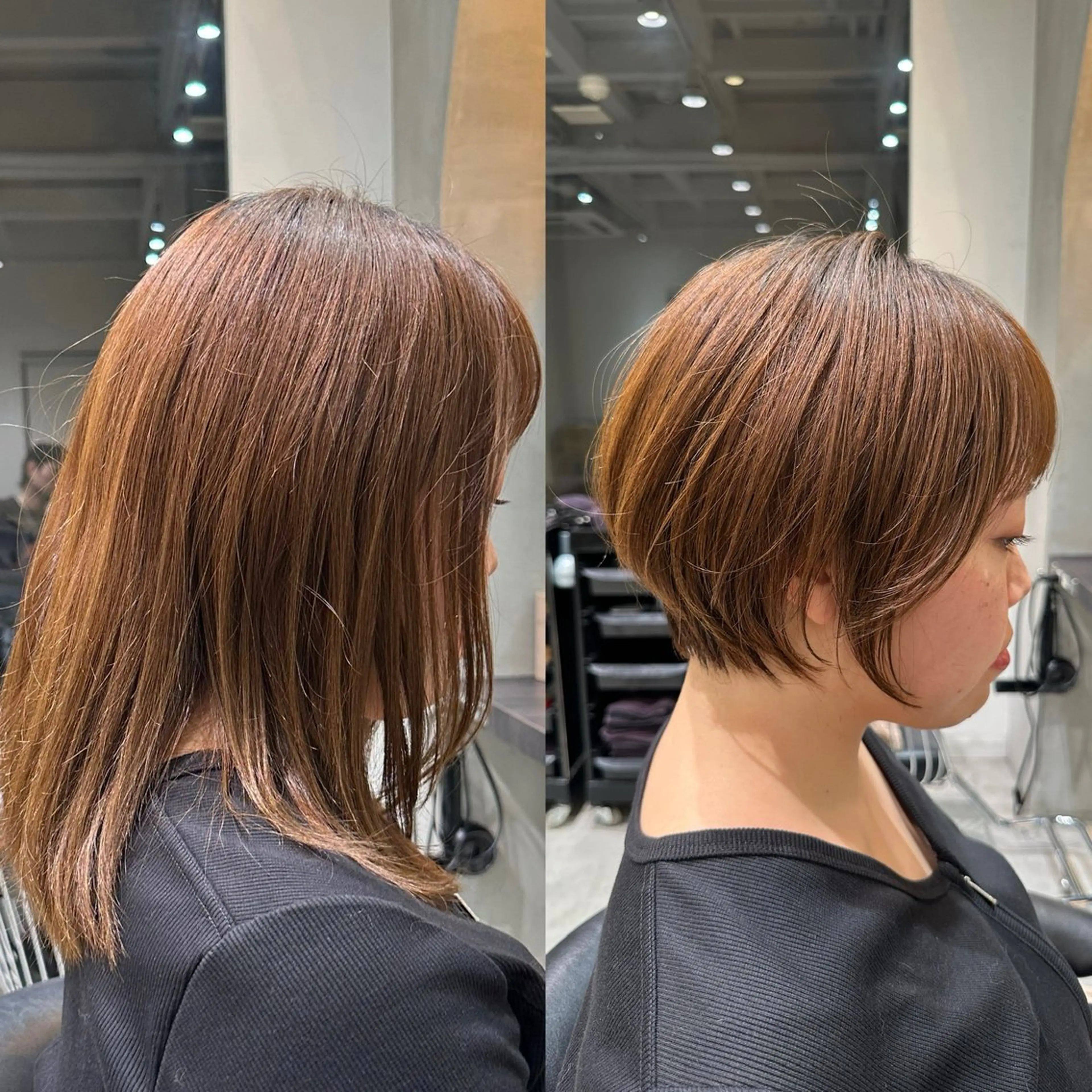 ショート ショートヘア 小顔カット カット ヘアカラー トリートメント ヘッドスパ taiga レイヤー /髪質改善/矯正🌈のヘアスタイル