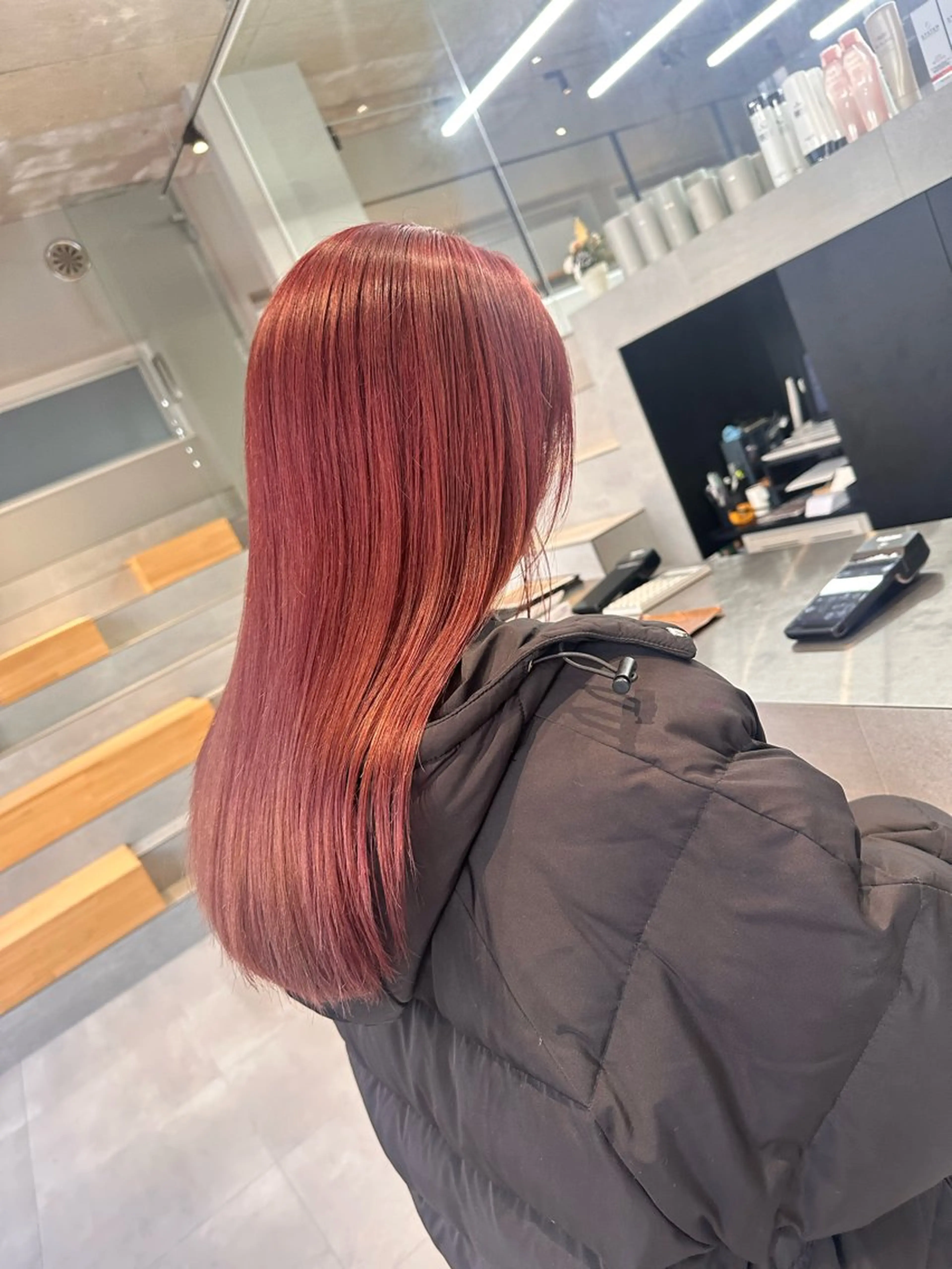 ロング カラー ブリーチ ケアブリーチ ハイトーンカラー 染谷 遥花のヘアスタイル