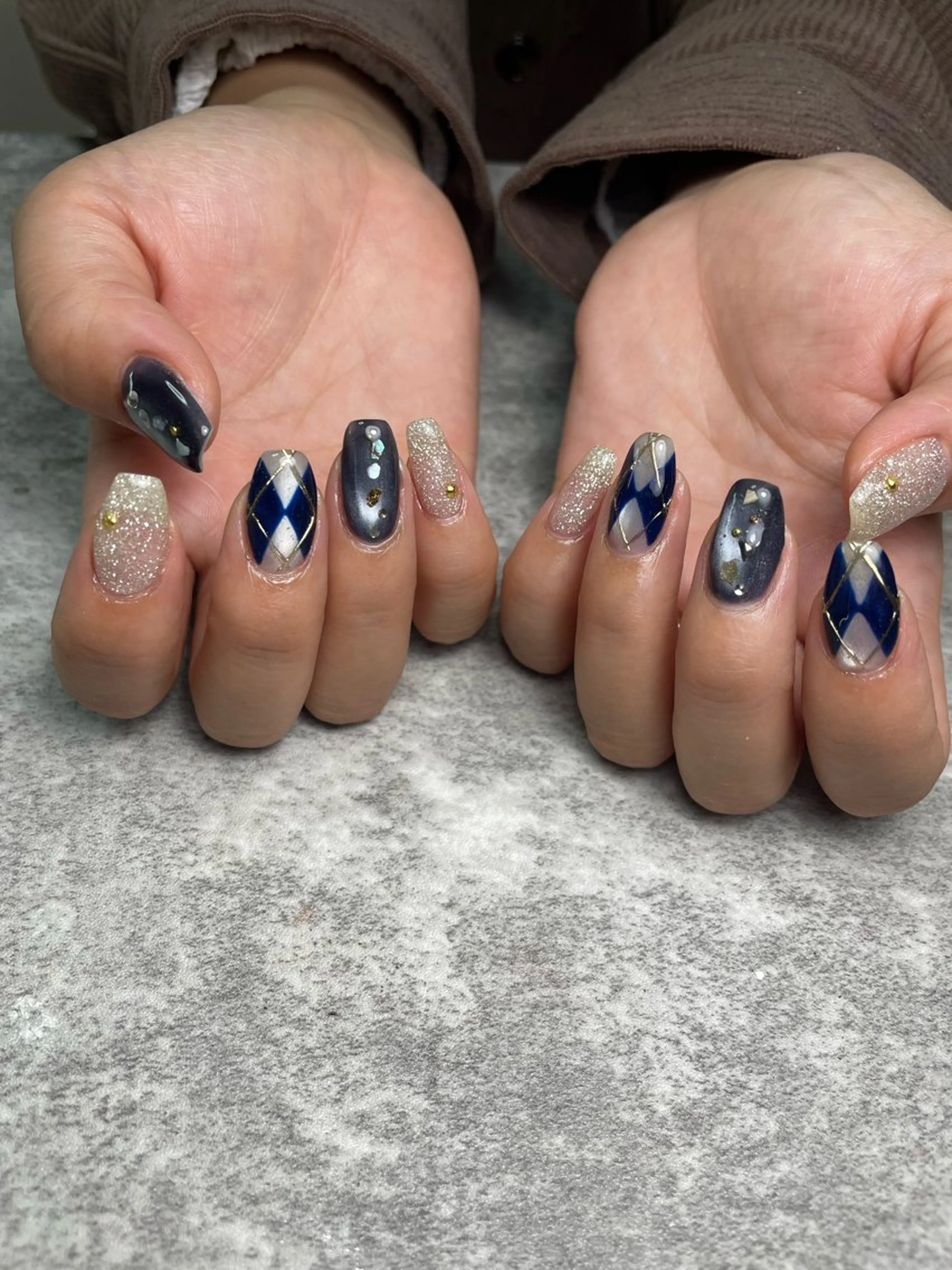 ネイル 持ち込み ハンドネイル RISA joie nailのネイルデザイン