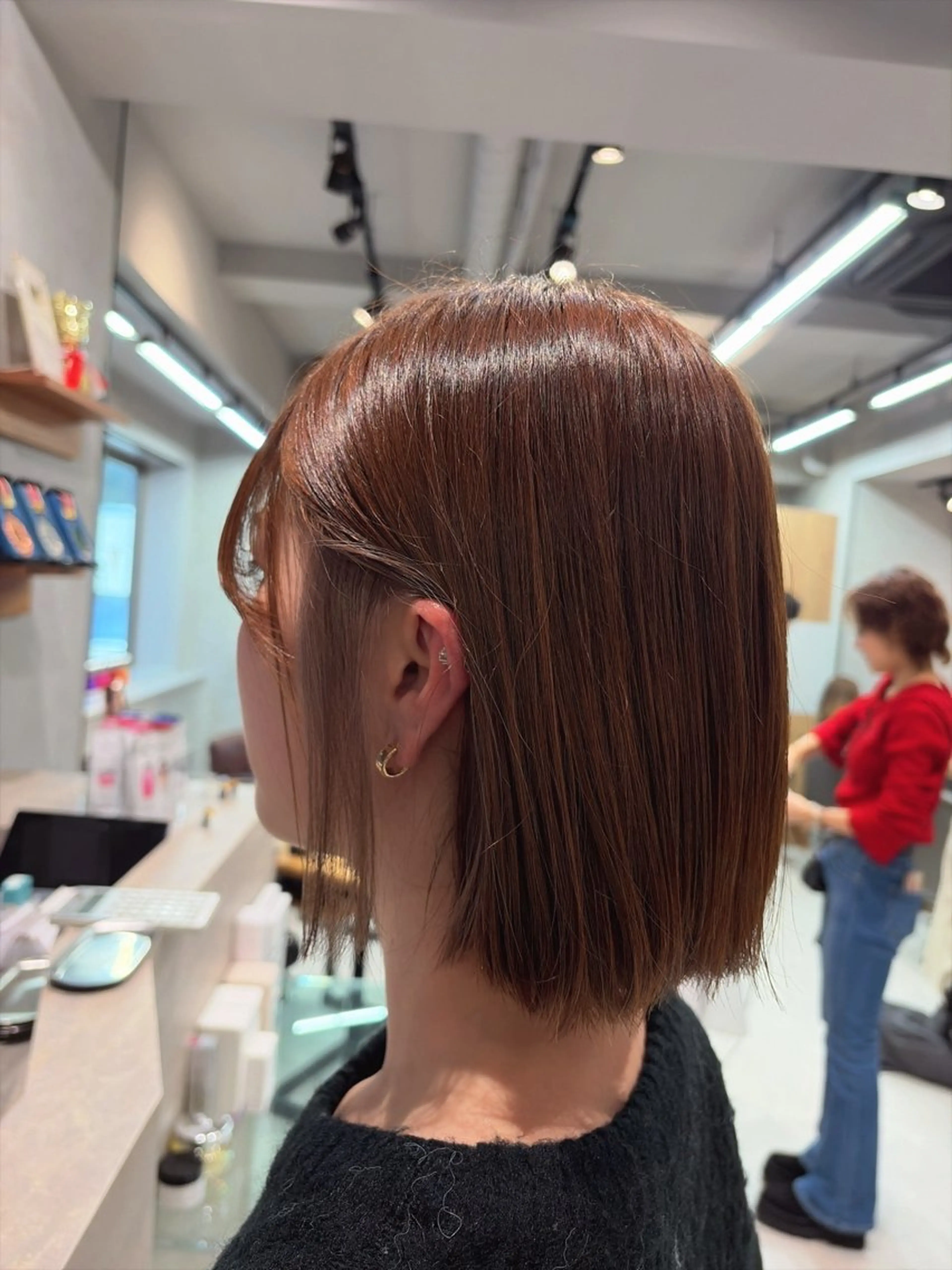 ショート カラー イヤリングカラー ブリーチ✨/似合わせ カラー🎀/Yuzuのヘアスタイル