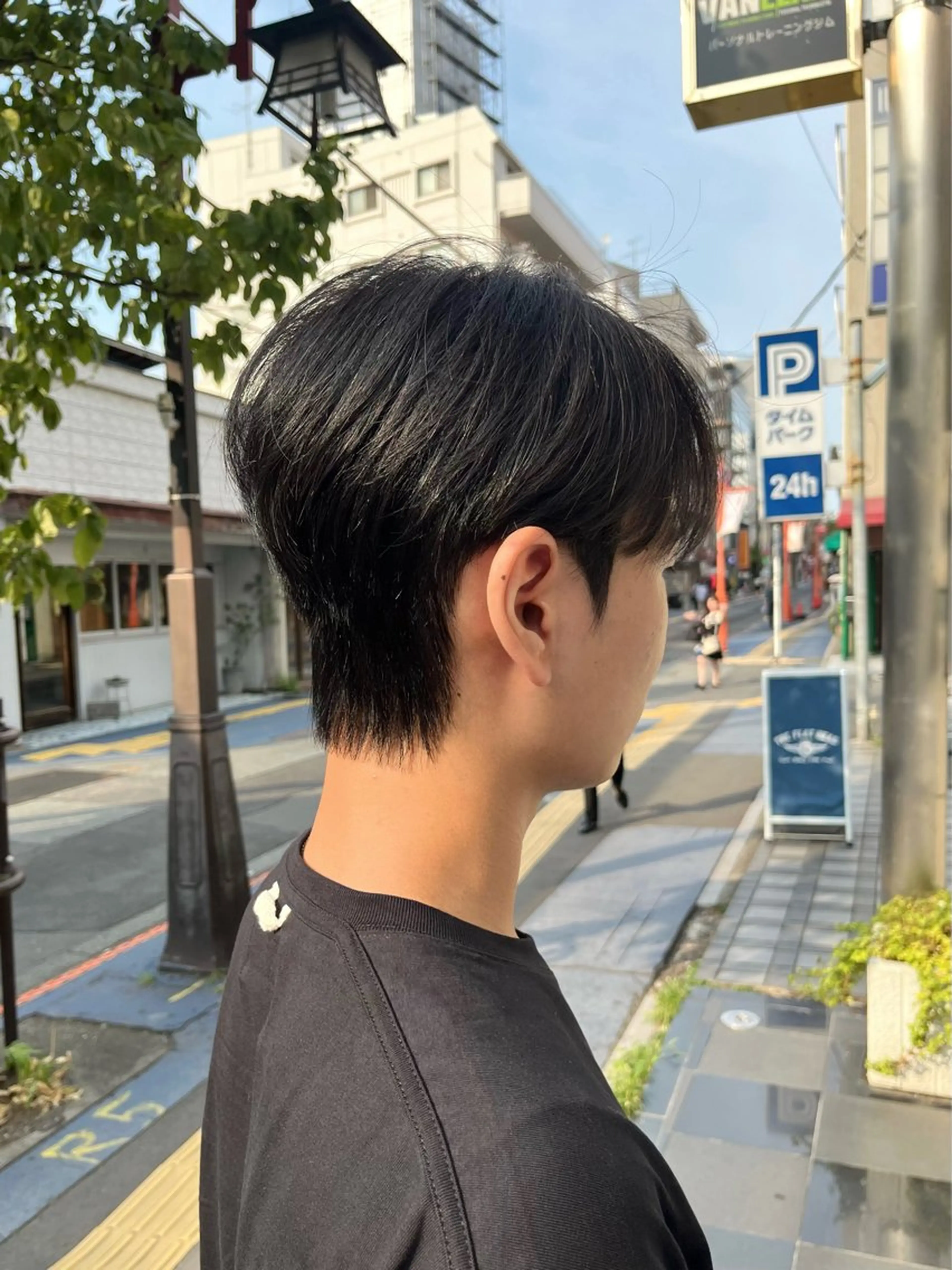パーマ メンズ メンズ韓国風 韓国レイヤー ☁️🫧森ハリス誠一のヘアスタイル