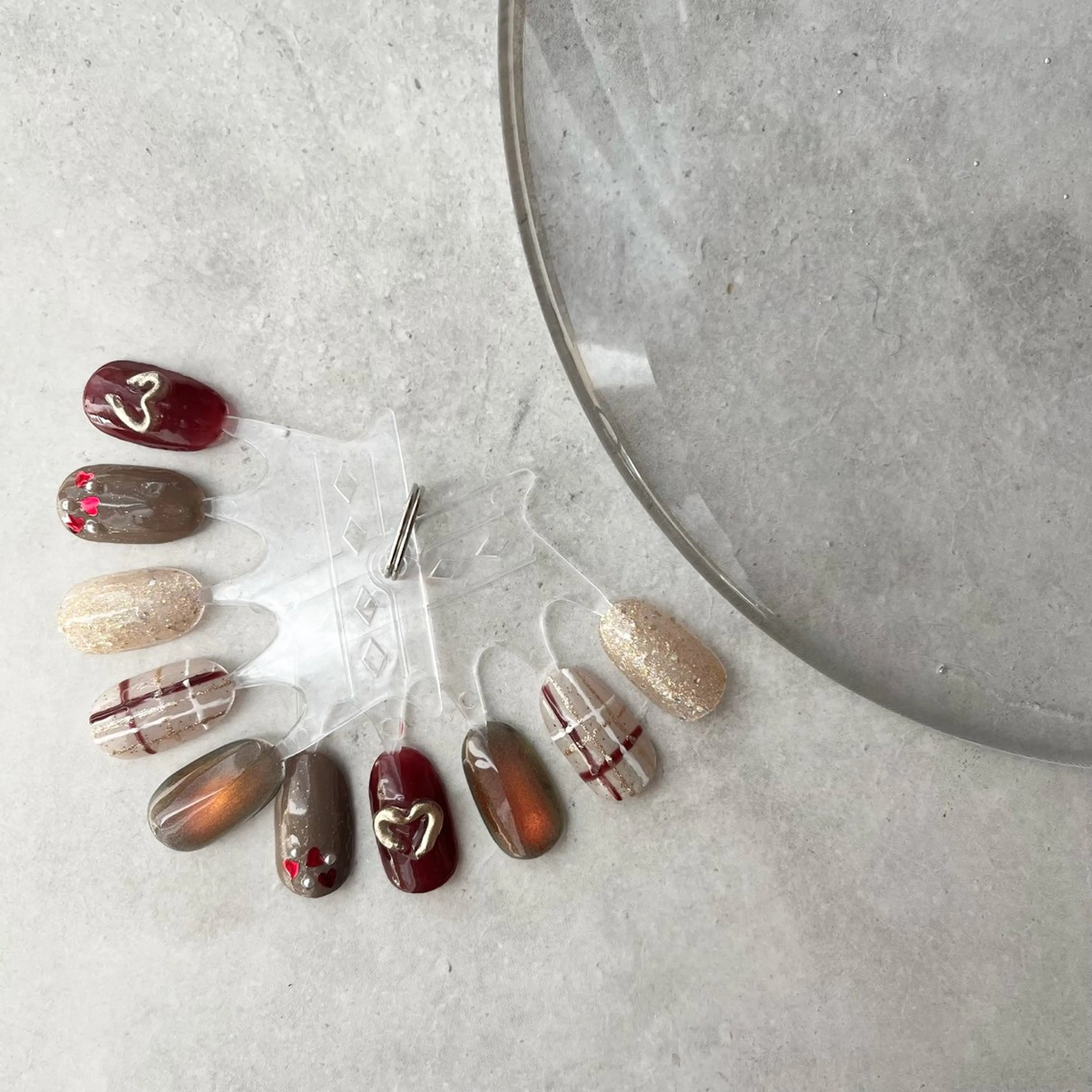 ネイル バレンタイン K Aのネイルデザイン