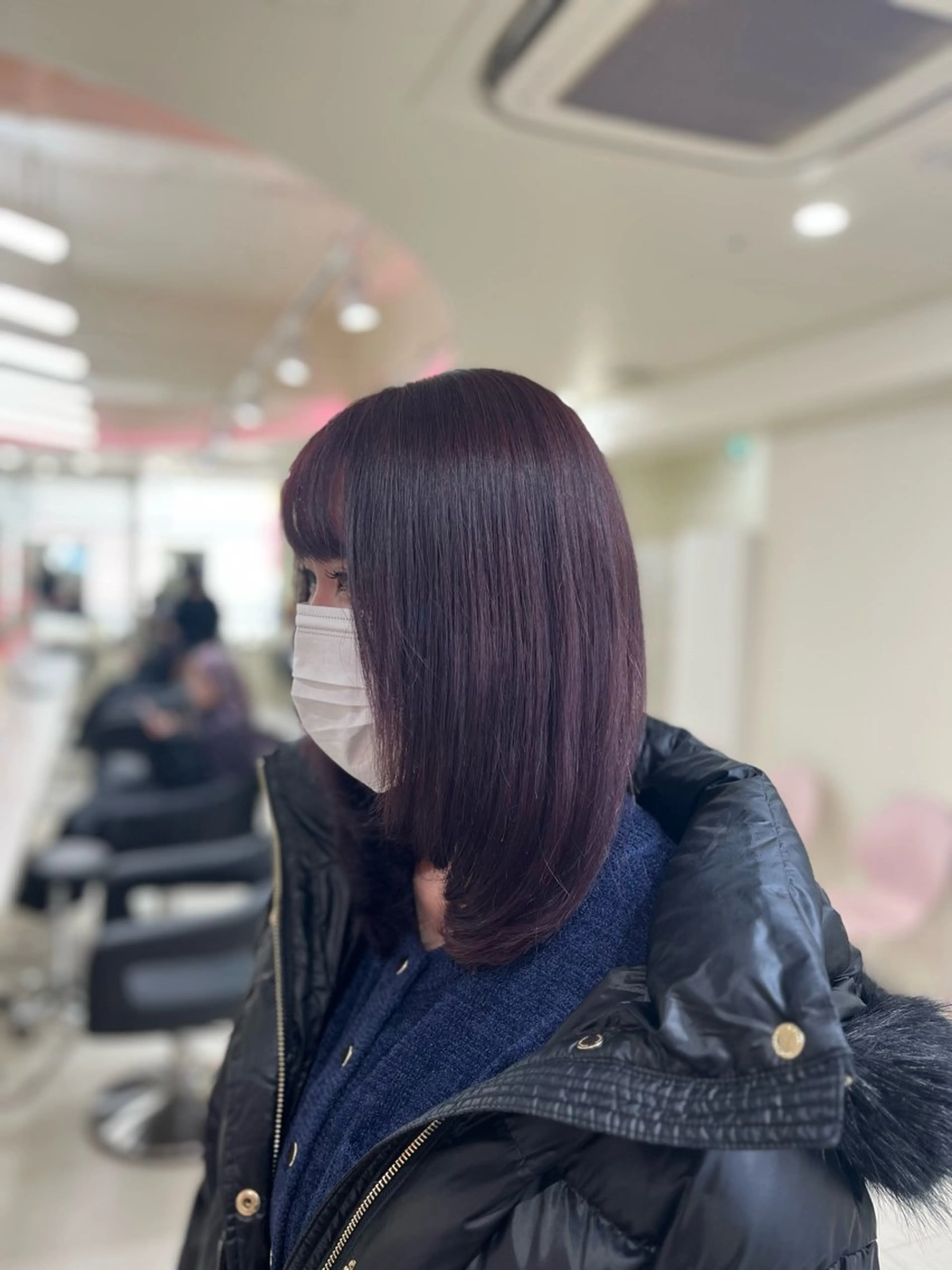 カラー ベージュ・ラベンダー カラー🎀りりのヘアスタイル