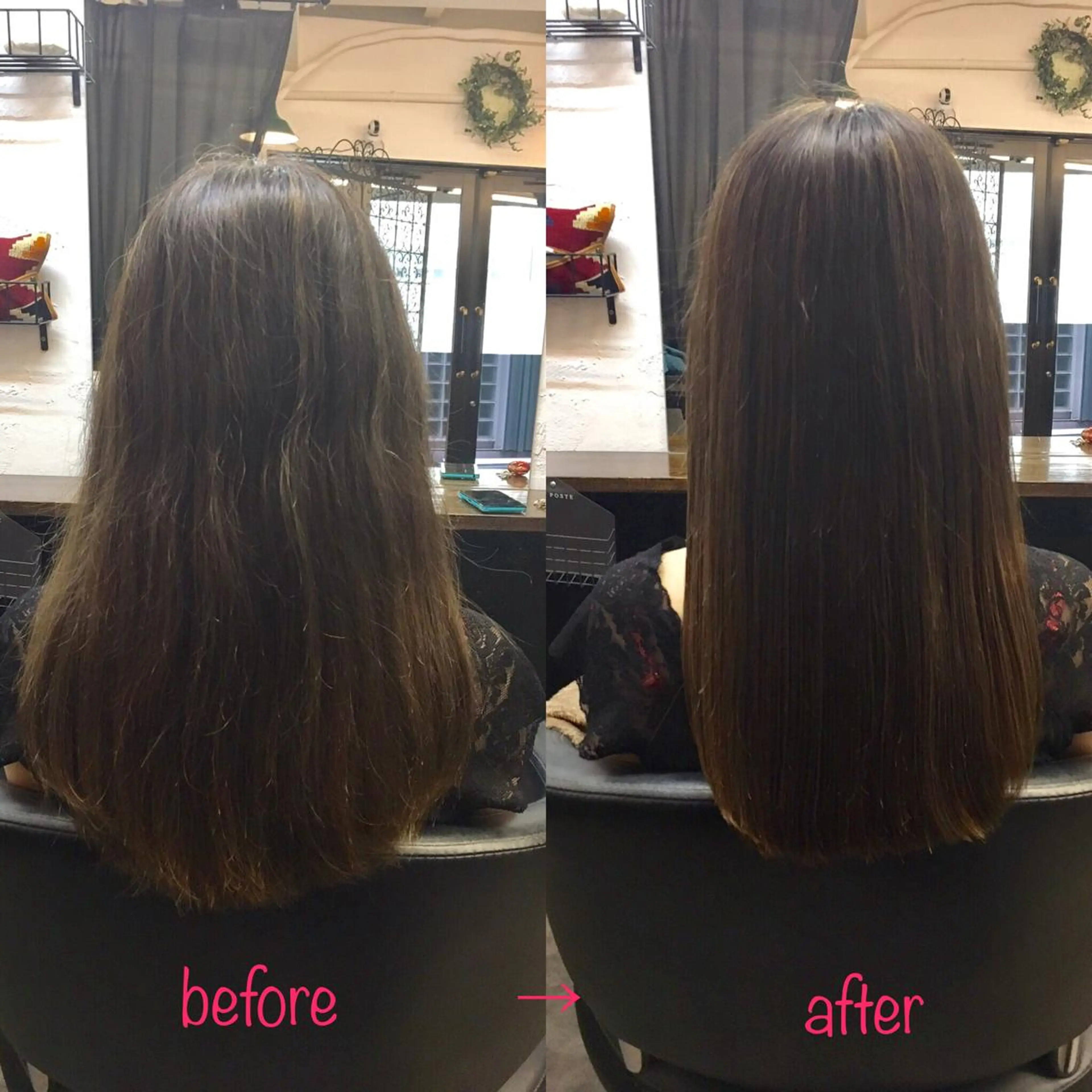 ロング トリートメント 縮毛矯正&髪質改善 MAILHAIRのヘアスタイル