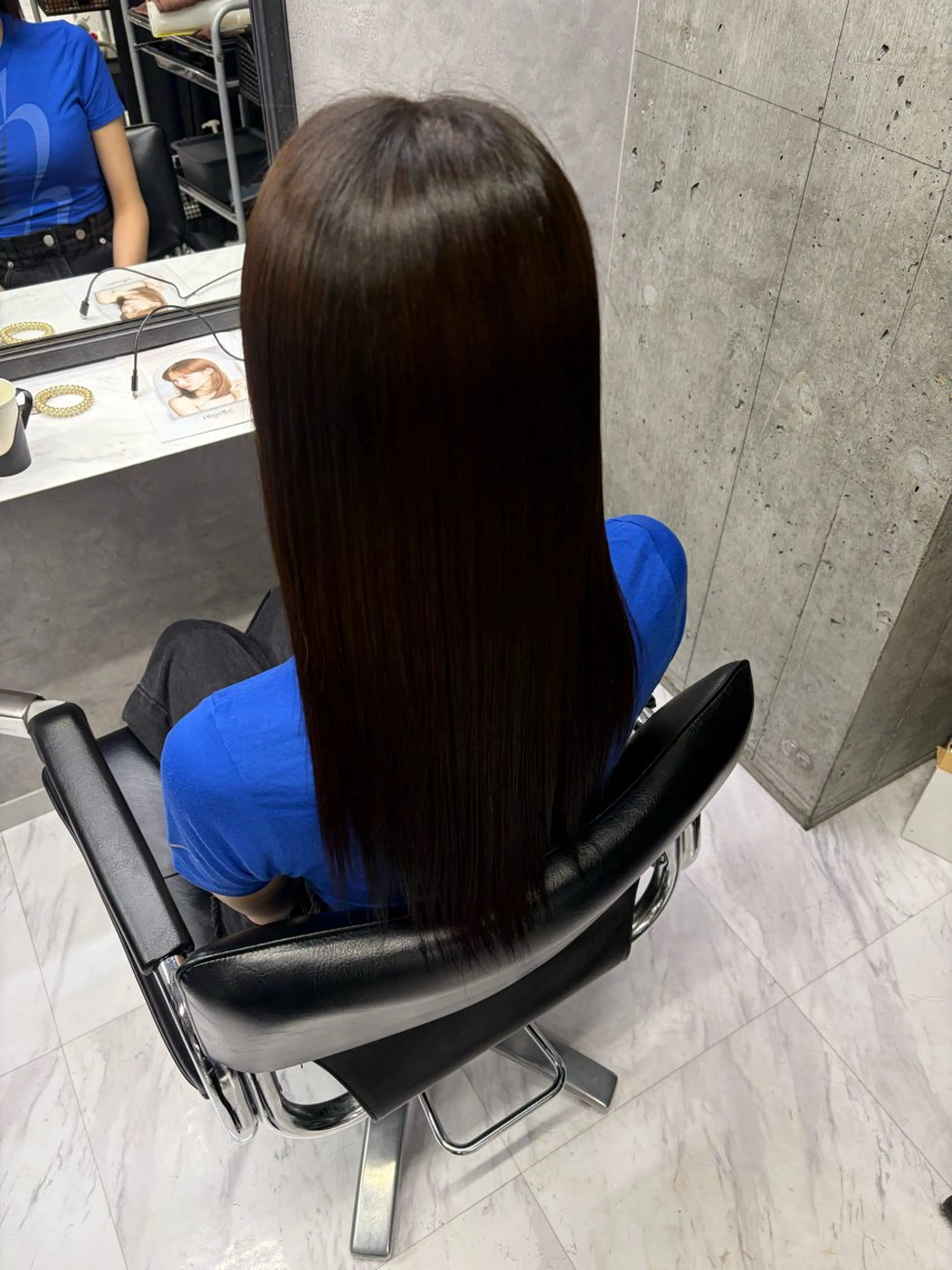 ロング 蒼 純のヘアスタイル