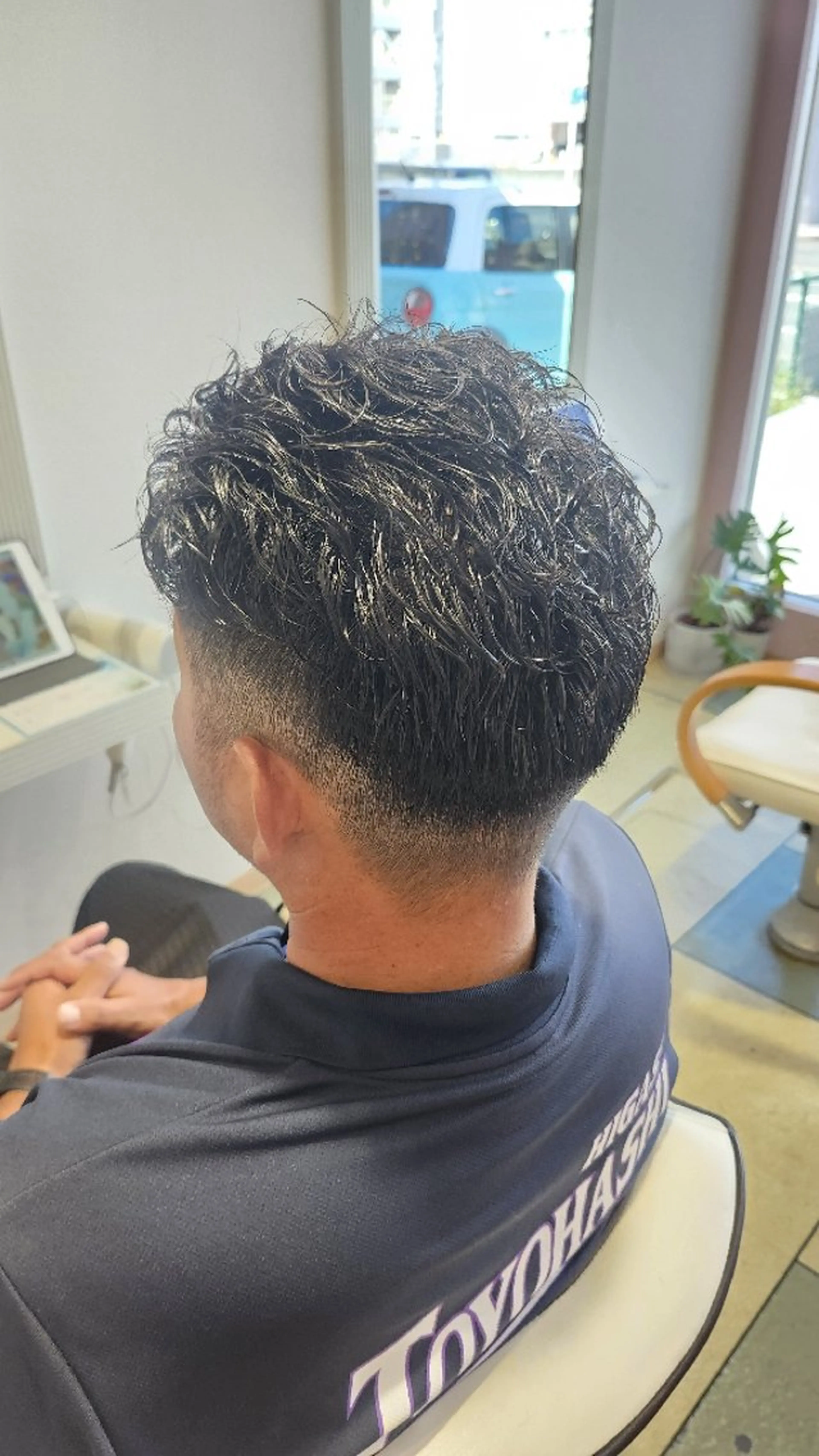 メンズ モヒカン メンズパーマ ソフトモヒカン 暖色カラー/髪質改善 /メンズ🧡莉南のヘアスタイル