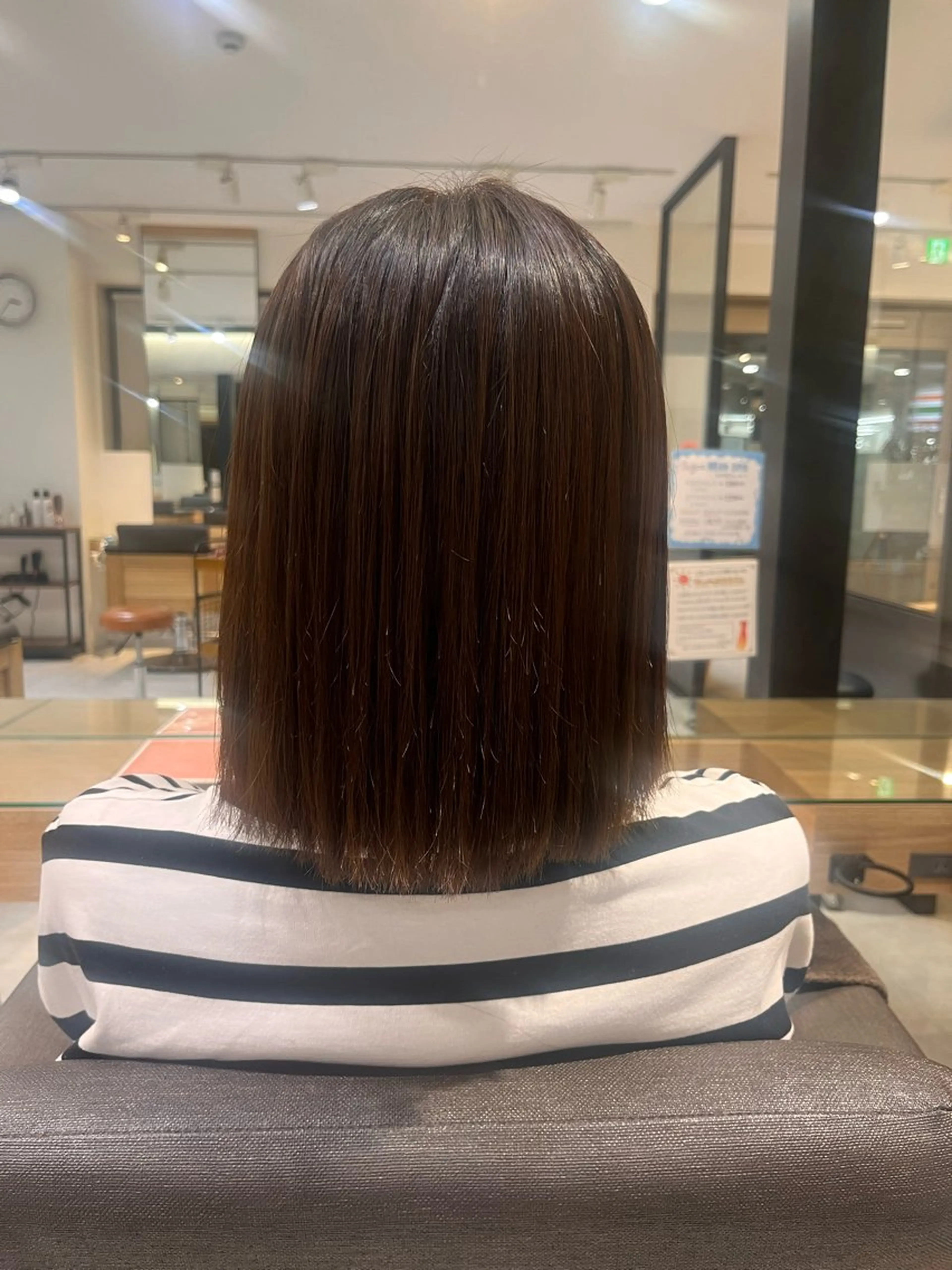 ミディアム ボブ 田中 もも🍑のヘアスタイル