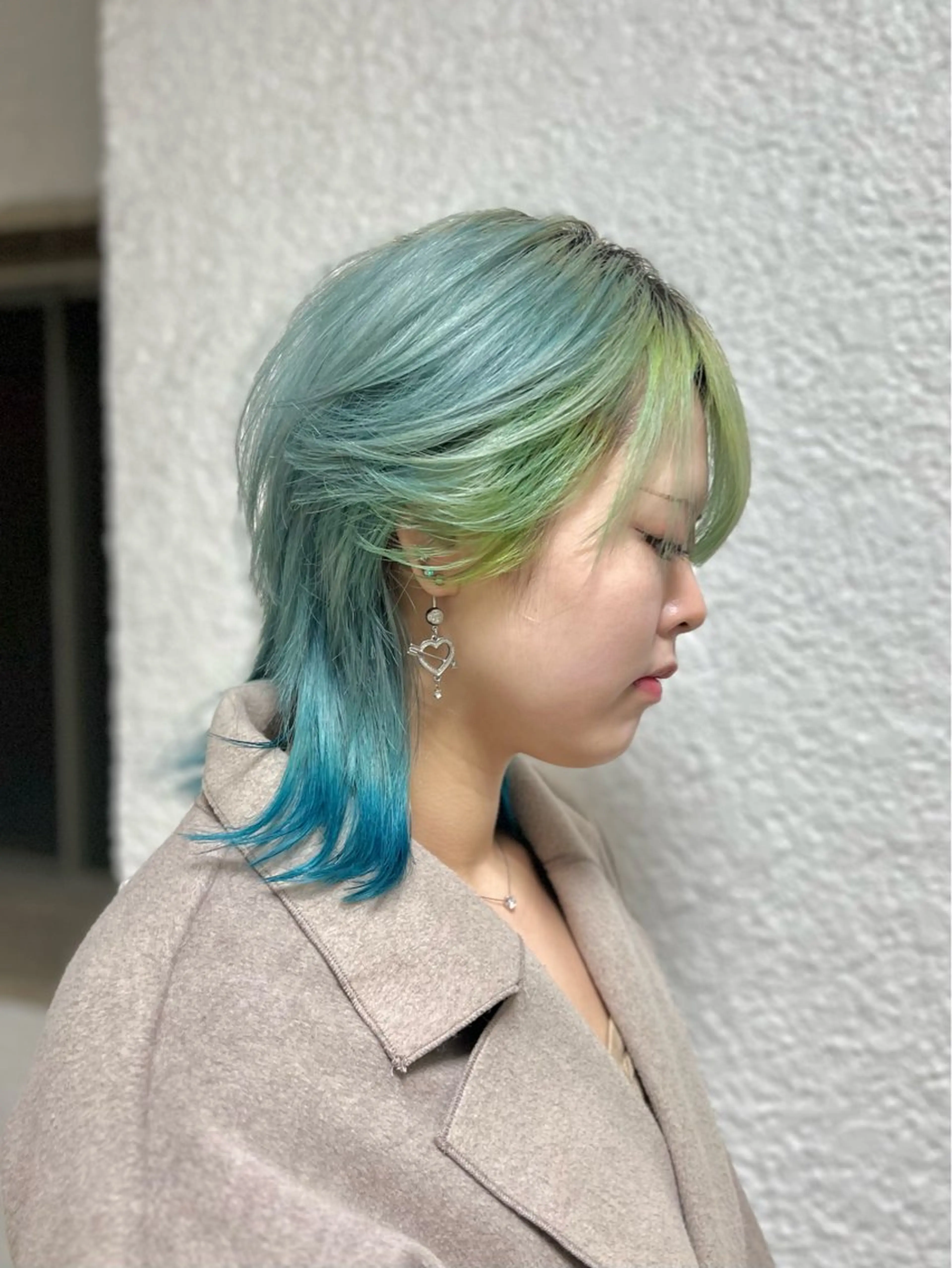 ショート ヘアカラー トリートメント ハッシュ・ウルフ🐺 小顔レイヤー松山直史のヘアスタイル