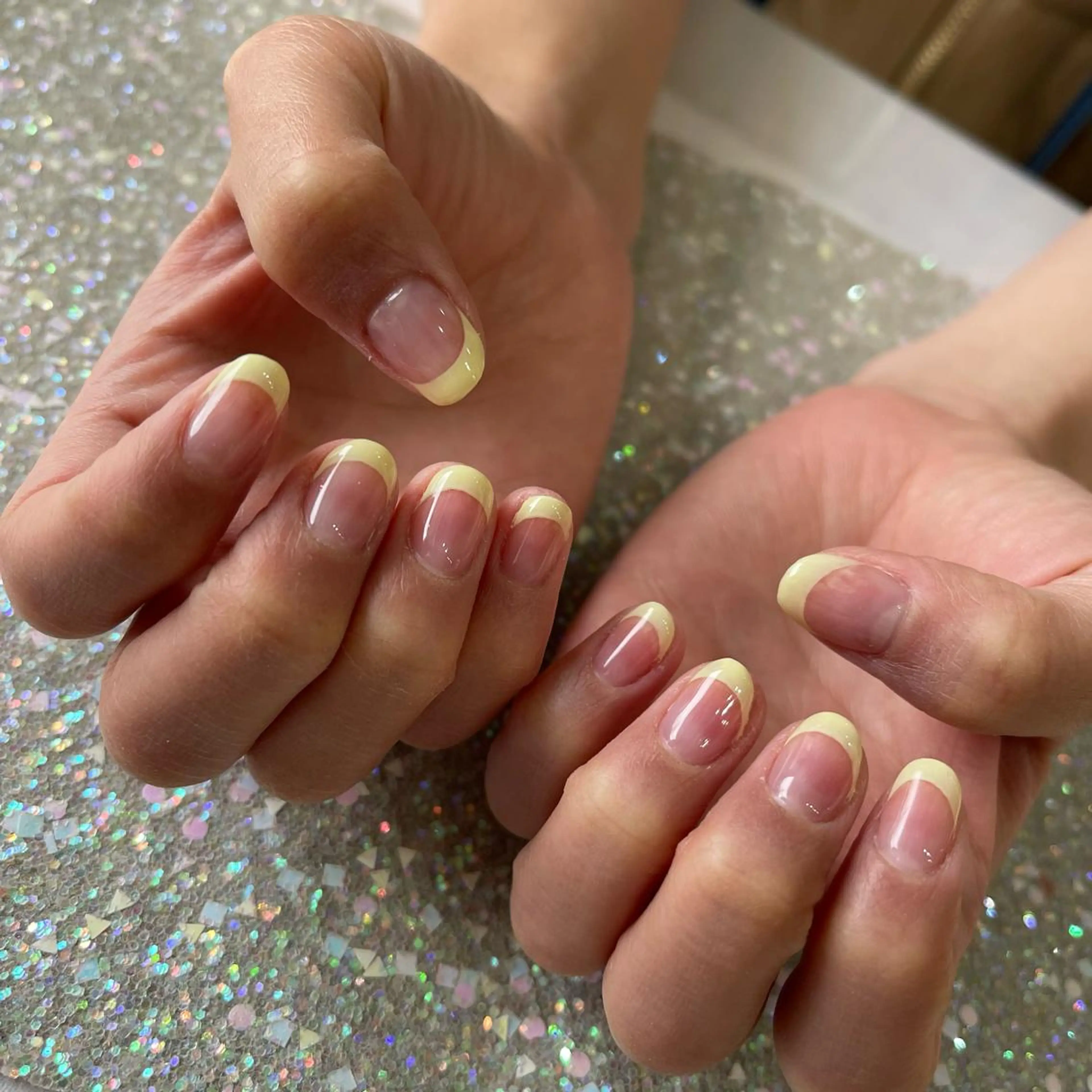 ネイル フレンチネイル Wish Nail 恒川のネイルデザイン