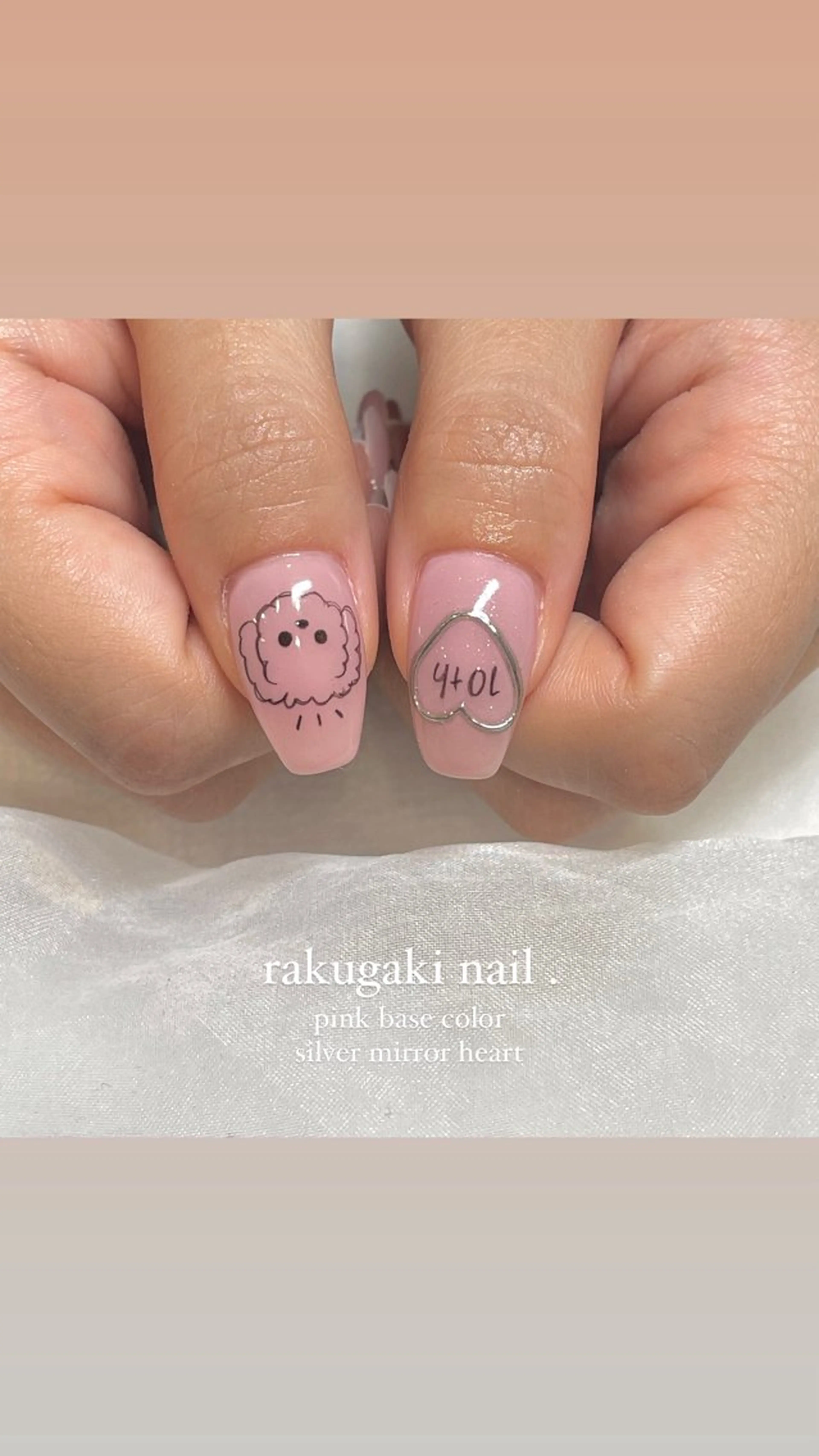 ネイル ハンドネイル 淡色ネイル 🎀moeのネイルデザイン