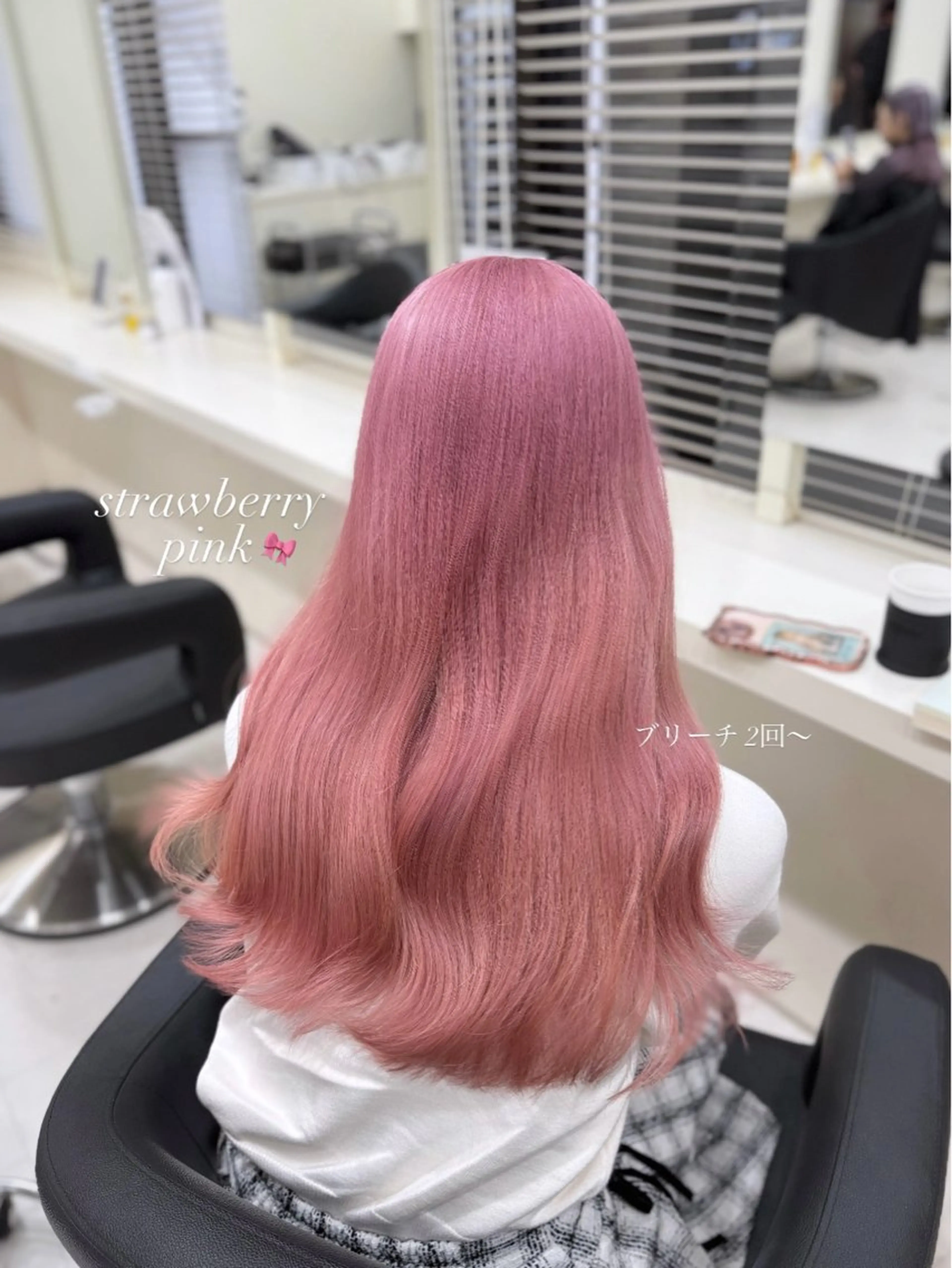 セミロング 🎀🫧透明感 ピンクラベンダー💟のヘアスタイル