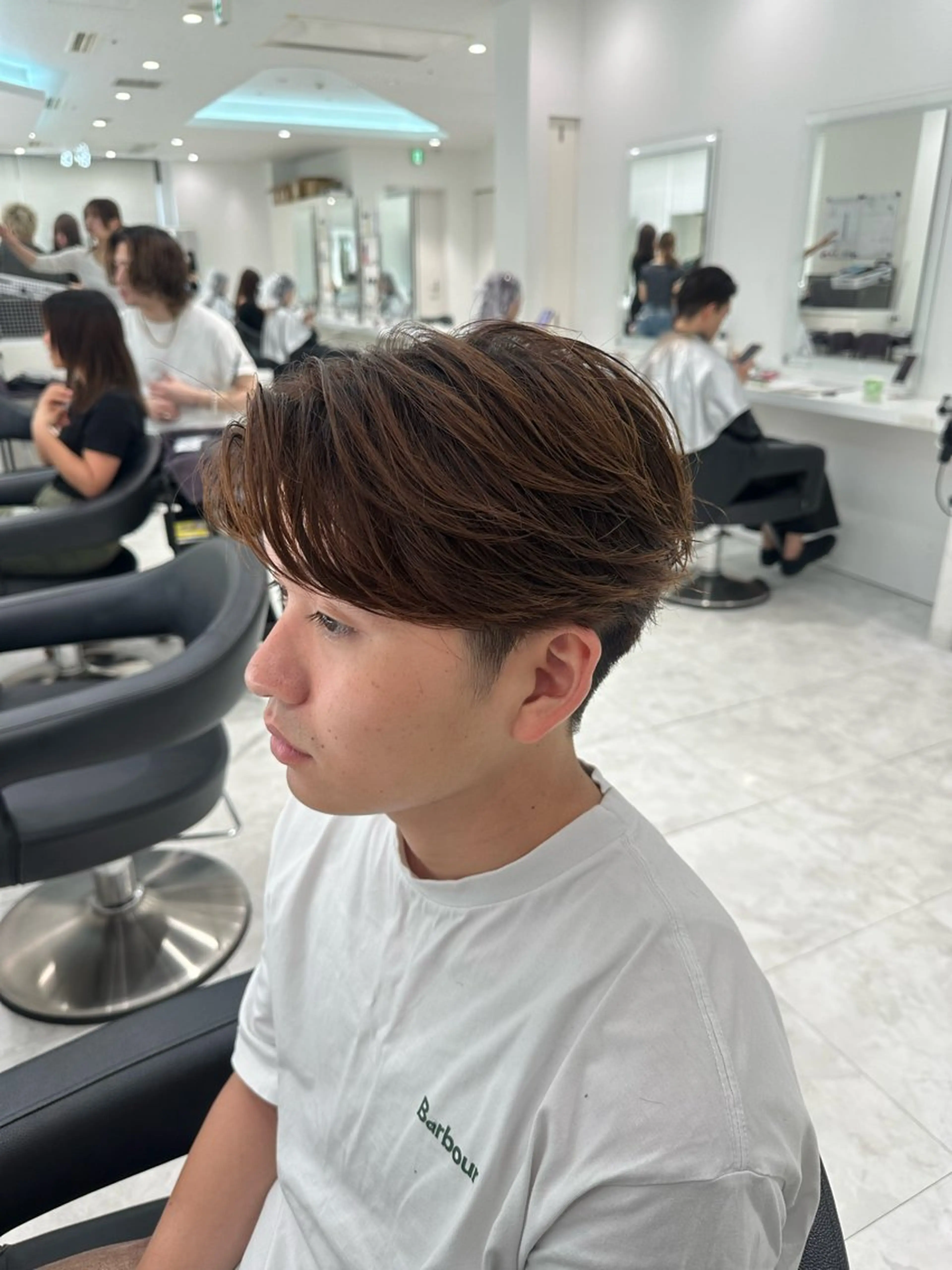 ショート カラー メンズ カット ヘアカラー ヘアセット 🐺韓国風メンズ特化 あさひ🐺のヘアスタイル