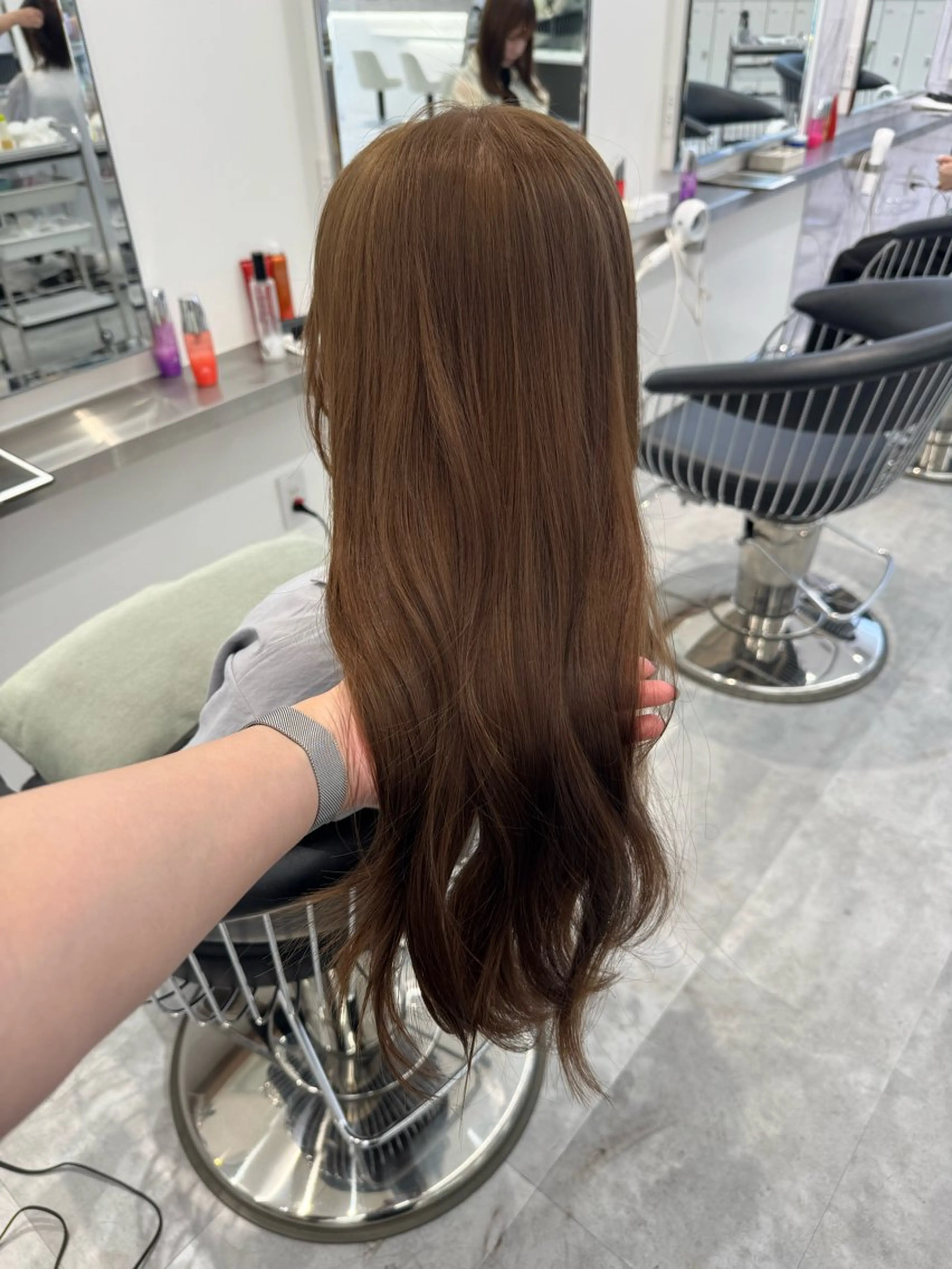 ロング カラー ヘアカラー ParveMix🍀 藤原愛未のヘアスタイル