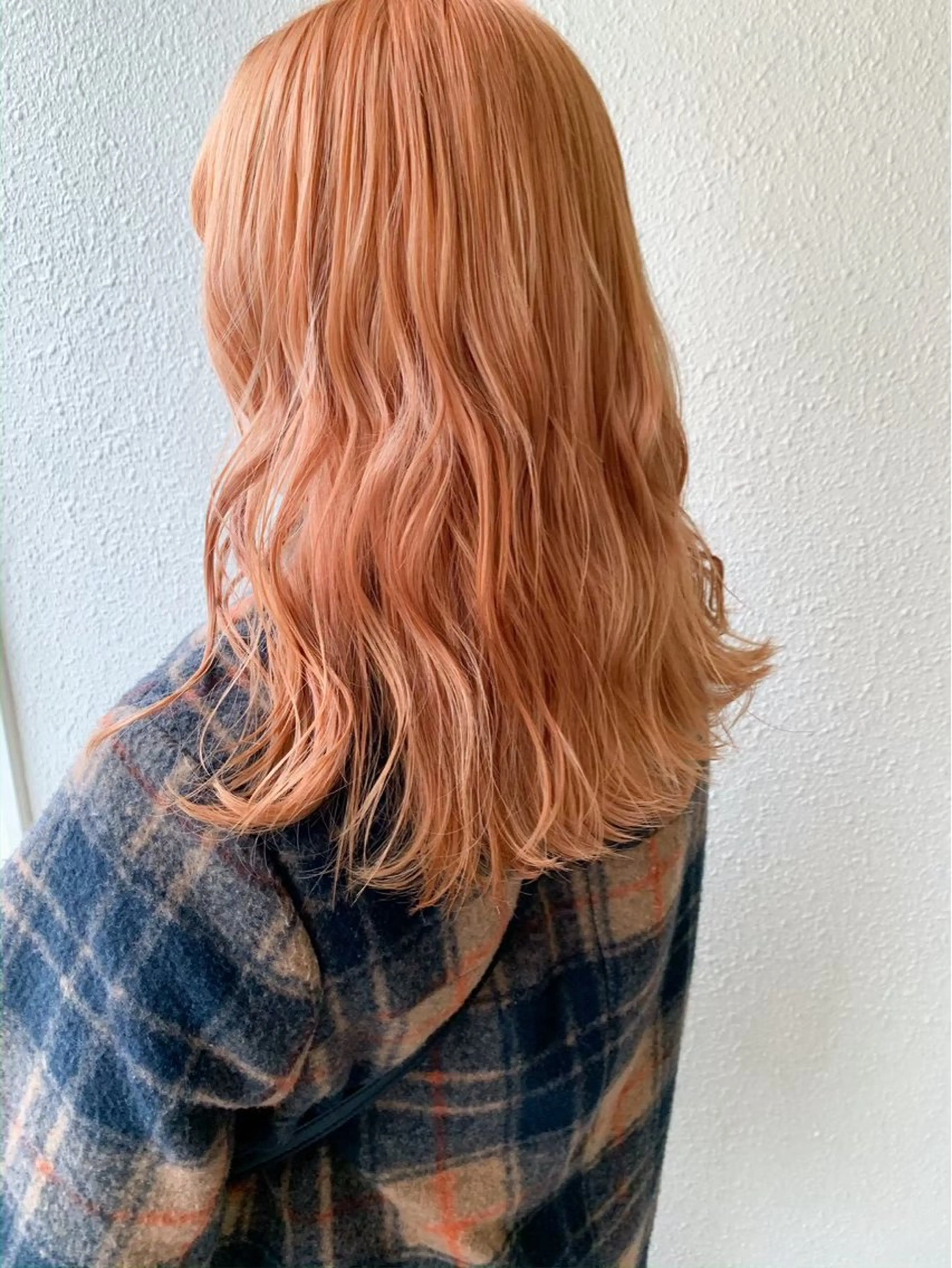 カラー オレンジ ヘアカラー はなか🌷カラー モデル募集中✂️のヘアスタイル
