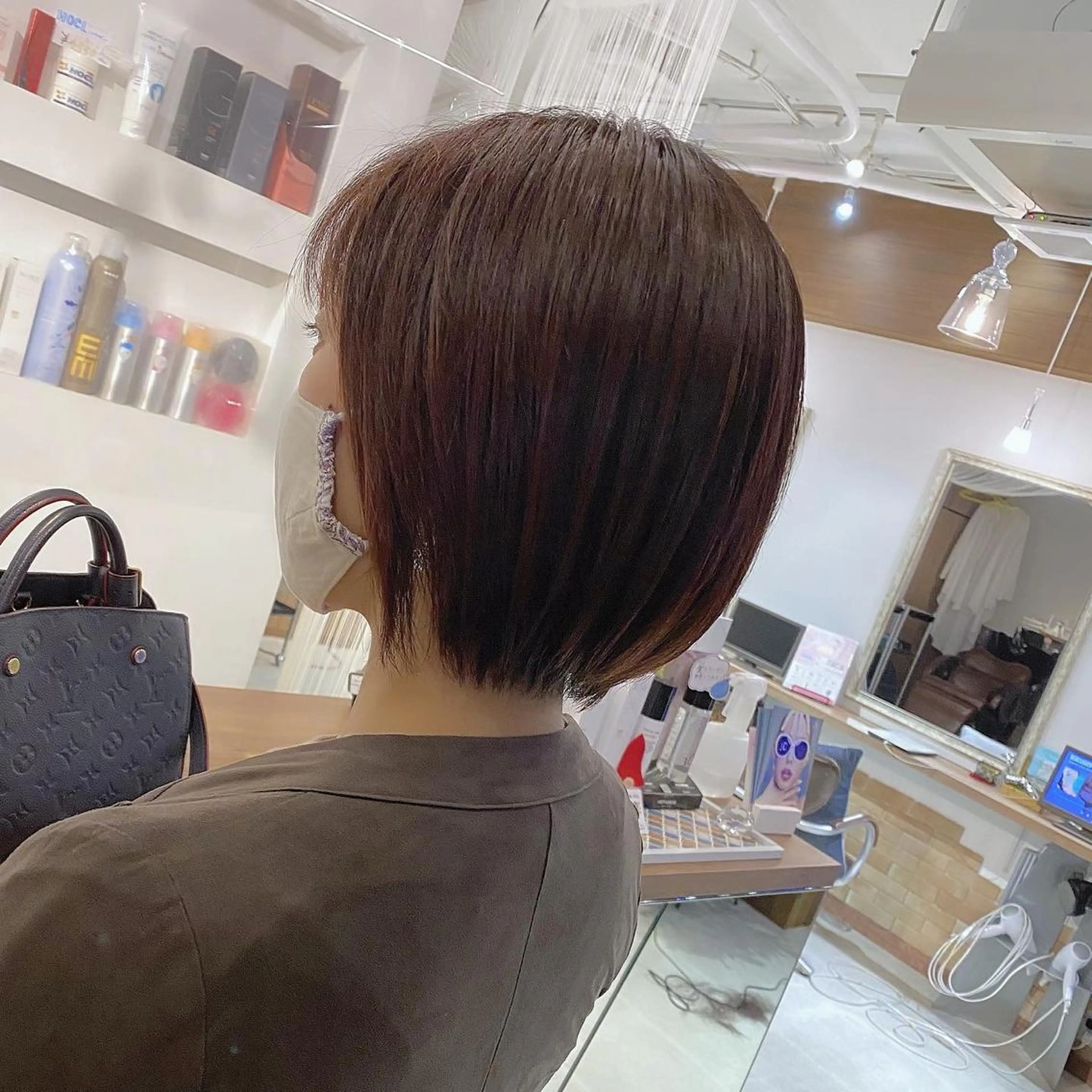 ショート カラー ショートボブ レッドカラー ボブ 髪質改善 ショートヘア 髪質改善特化 安東駿介のヘアスタイル