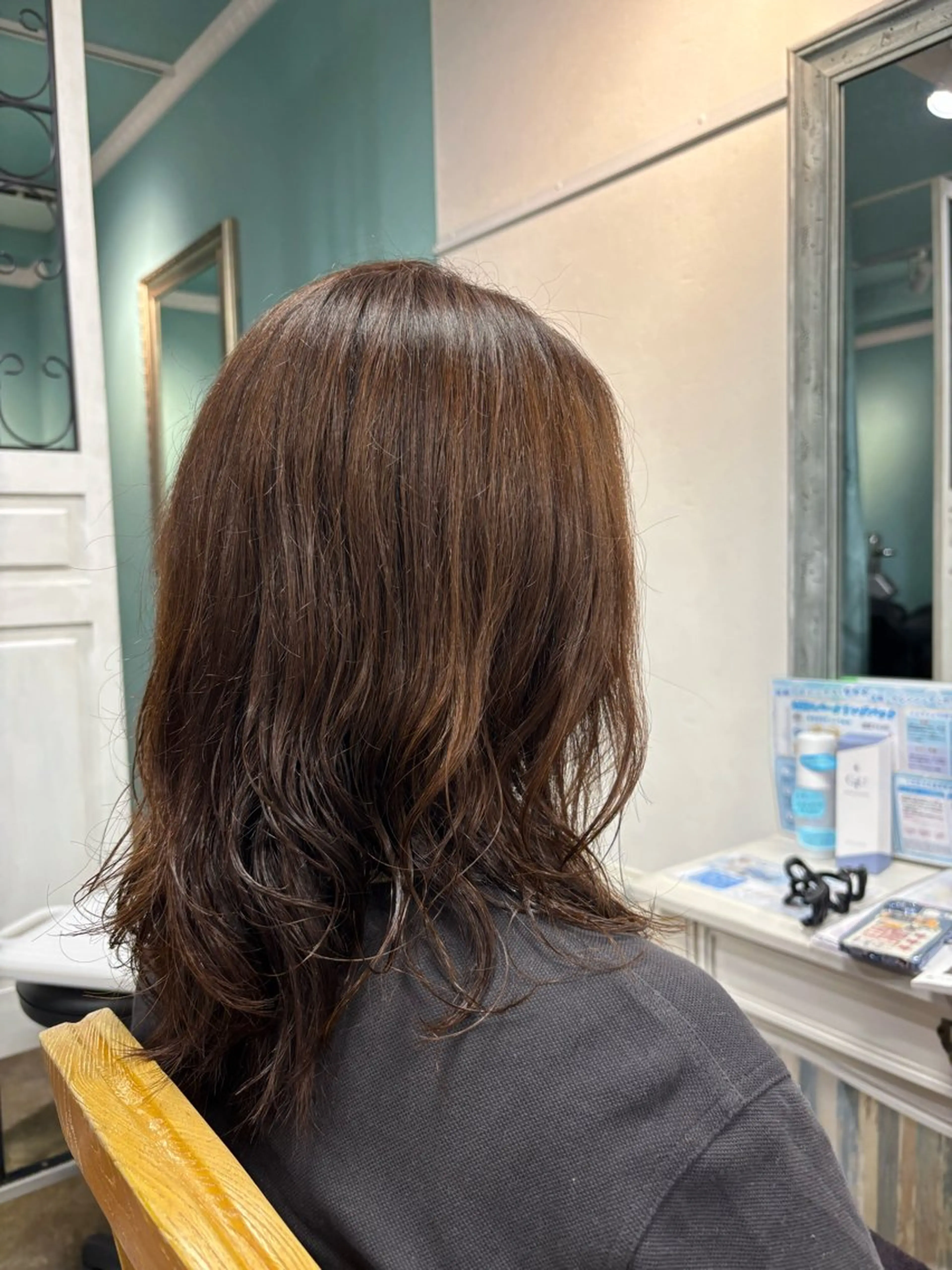 ミディアム パーマ 🏵️tico@ Risa🏵️のヘアスタイル