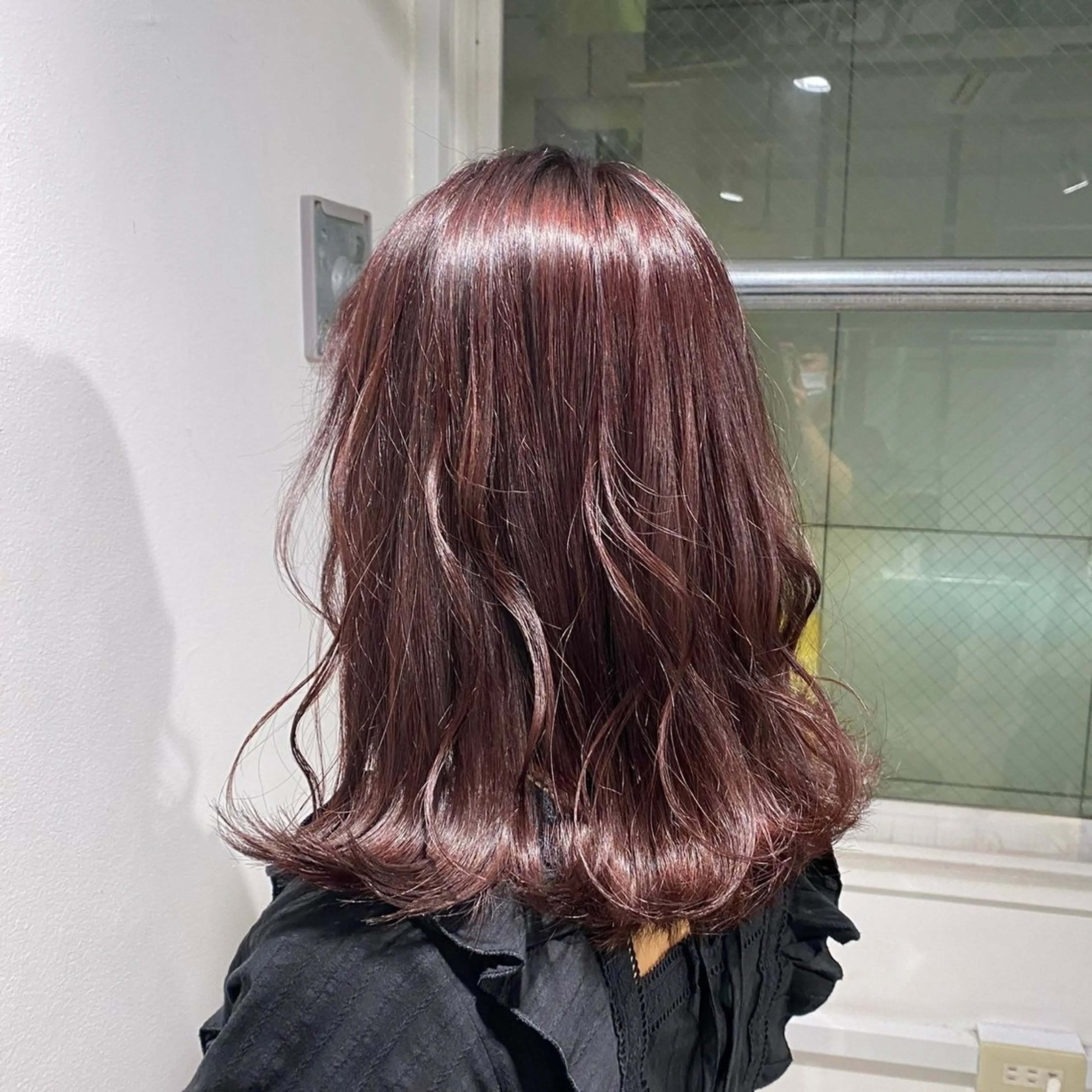 ミディアム カラー パーマ ヘアアレンジ メンズ 🤍透明感カラー🤍 似合わせ🤍AINEのヘアスタイル