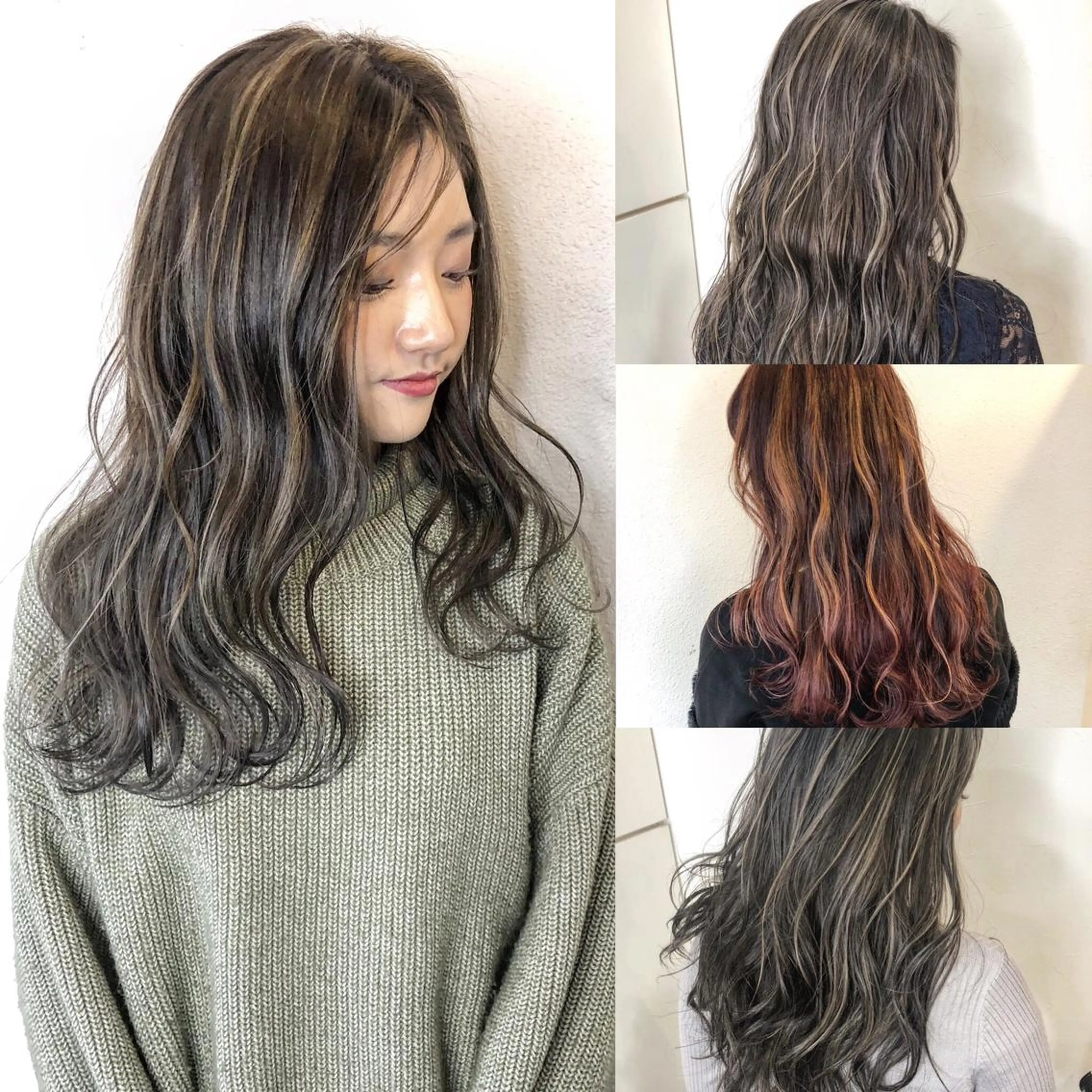 ロング カラー あさだ しゅうたろうのヘアスタイル