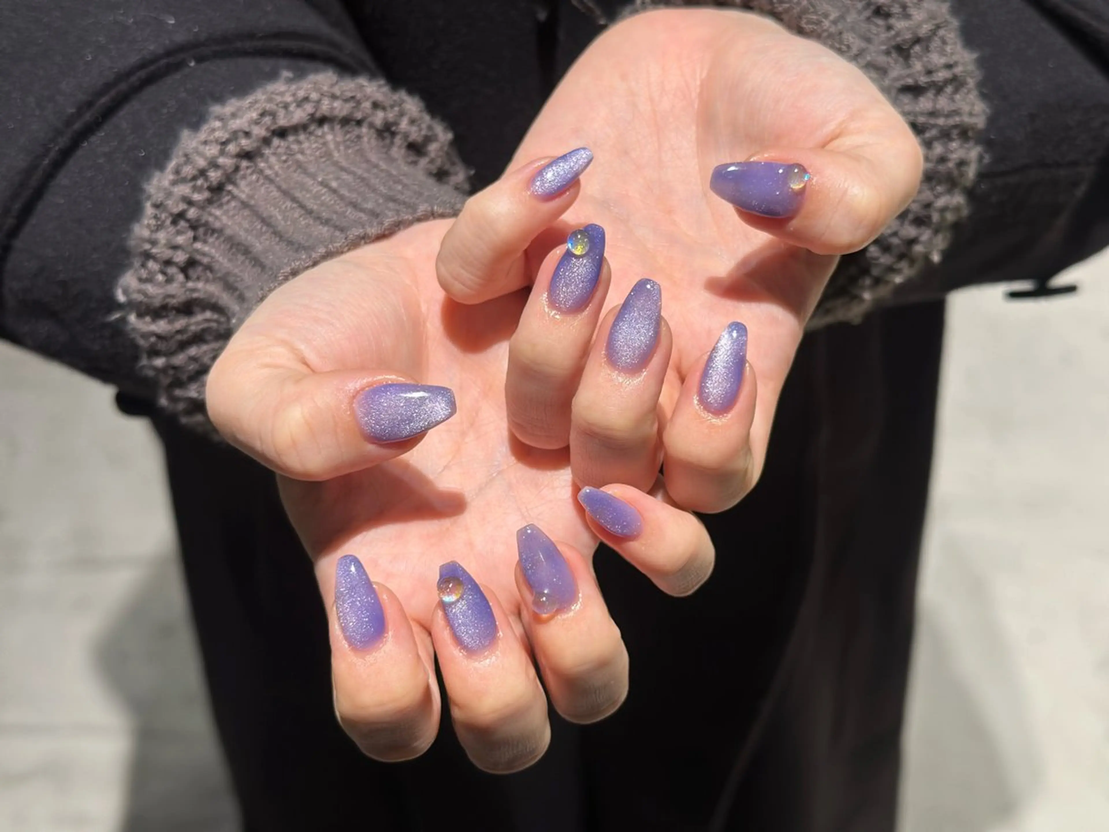 ネイル マグネットネイル ハンドネイル shibuya *ﾟのネイルデザイン