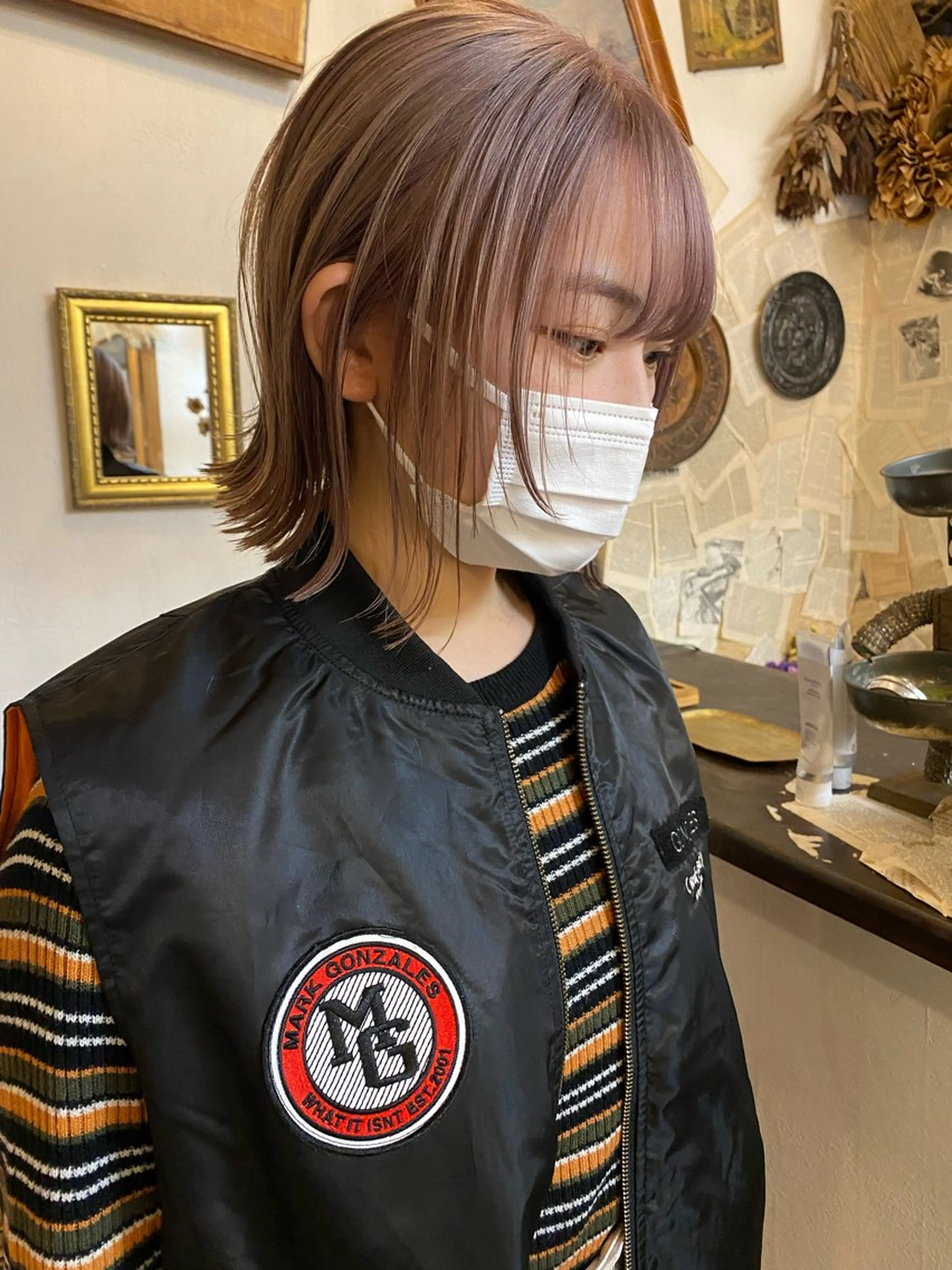 ショート ボブ ヒラカホ/ ブリーチ/似合わせのヘアスタイル