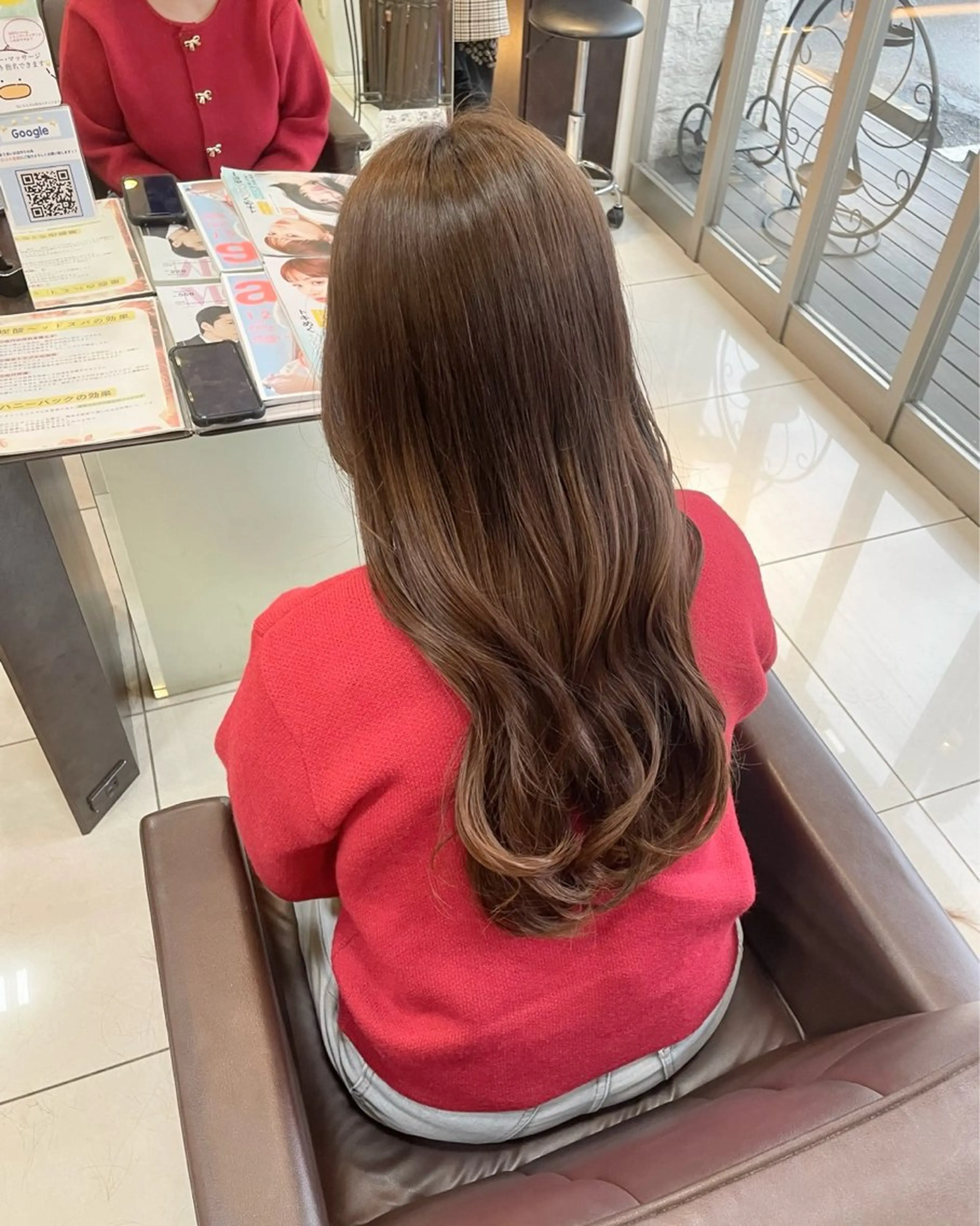 ロング 髪質改善/艶カラー 縮毛矯正/晴のヘアスタイル