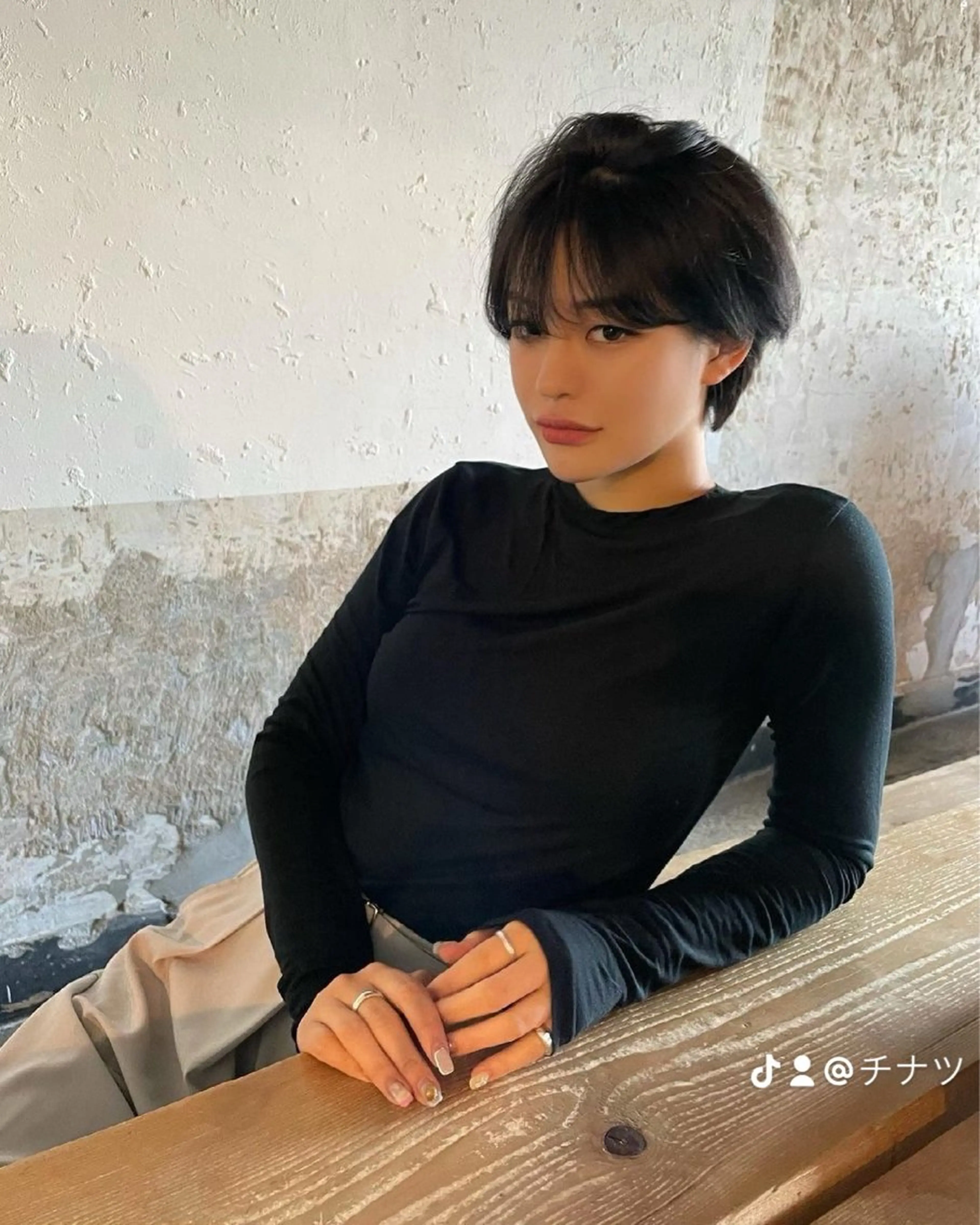 ショート カラー カット ヘアカラー トリートメント 表参道🌿赤み消し カラー/チナツのヘアスタイル