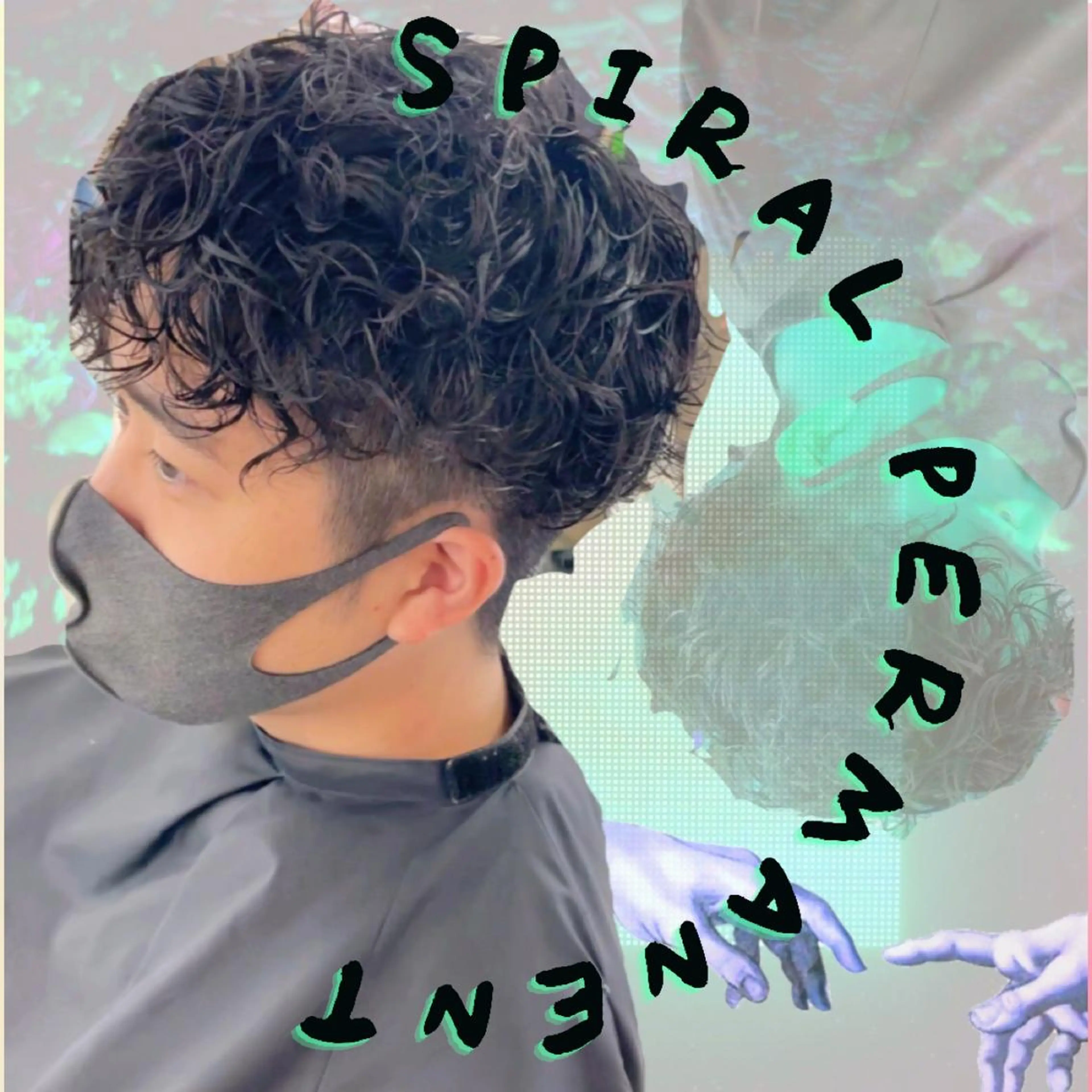 ショート パーマ メンズ マッシュ メンズパーマ メンズウルフカット ウルフカット スパイラルパーマ パーマ トリートメント 🌺ウルフカット職人 新垣渚🐺のヘアスタイル