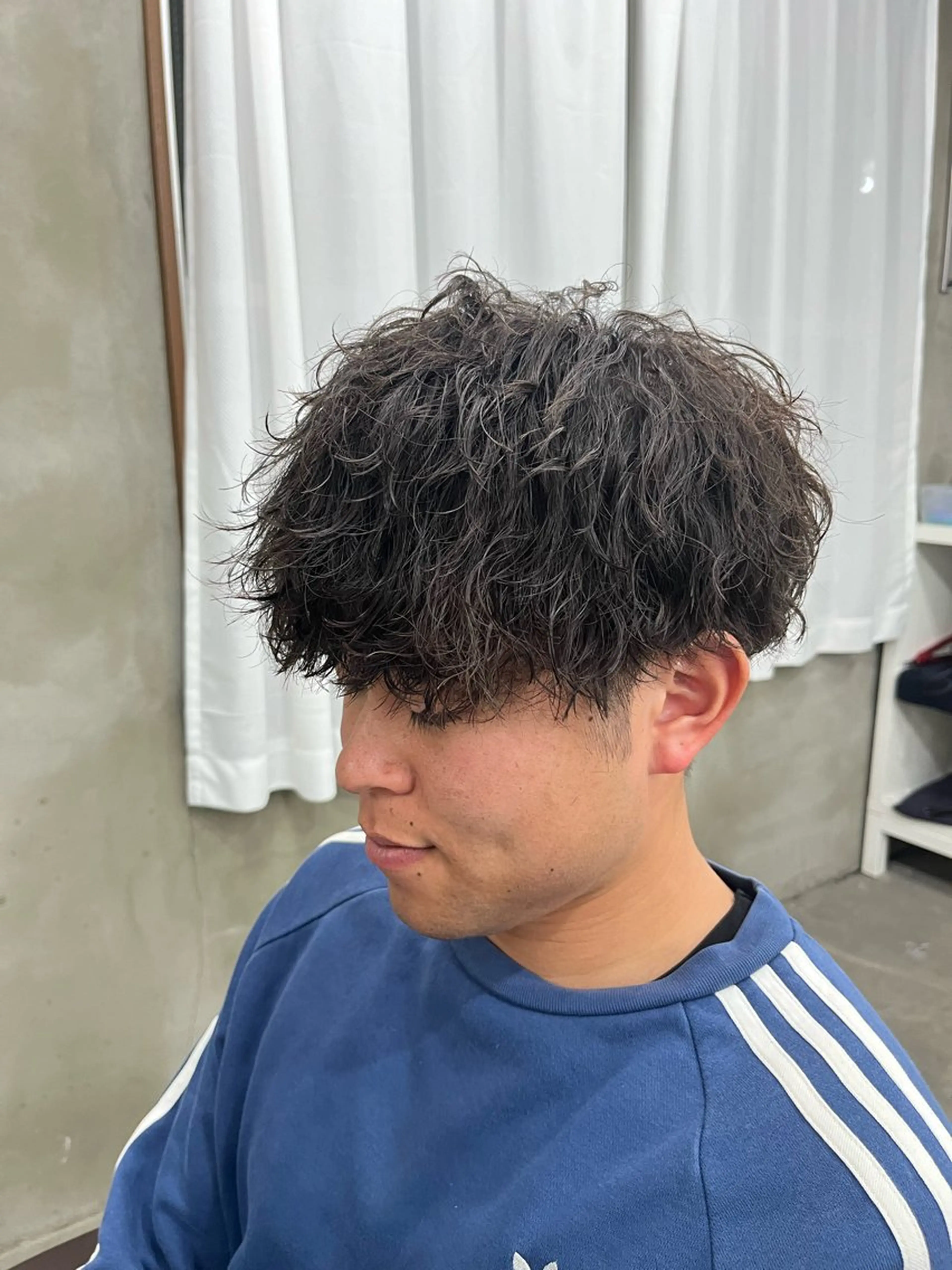 ショート パーマ メンズ カット パーマ メンズ満足度No.1 代表　北野拓海　蕨のヘアスタイル