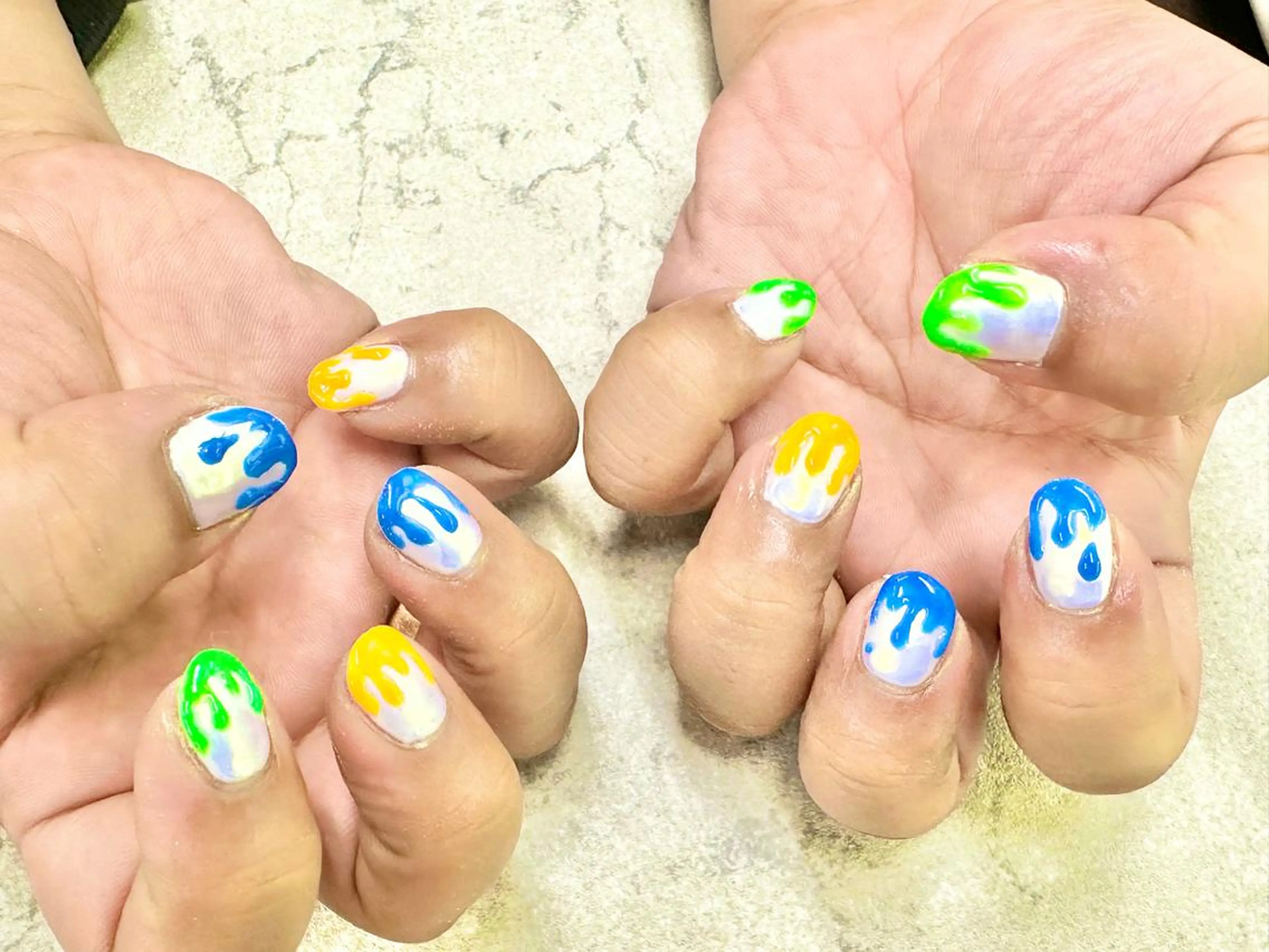ネイル アートネイル フレンチネイル ジェルネイル ガラスフレンチ グラデーション ハンドネイル ハンドケア FASTNAIL PLUS 新宿店のネイルデザイン
