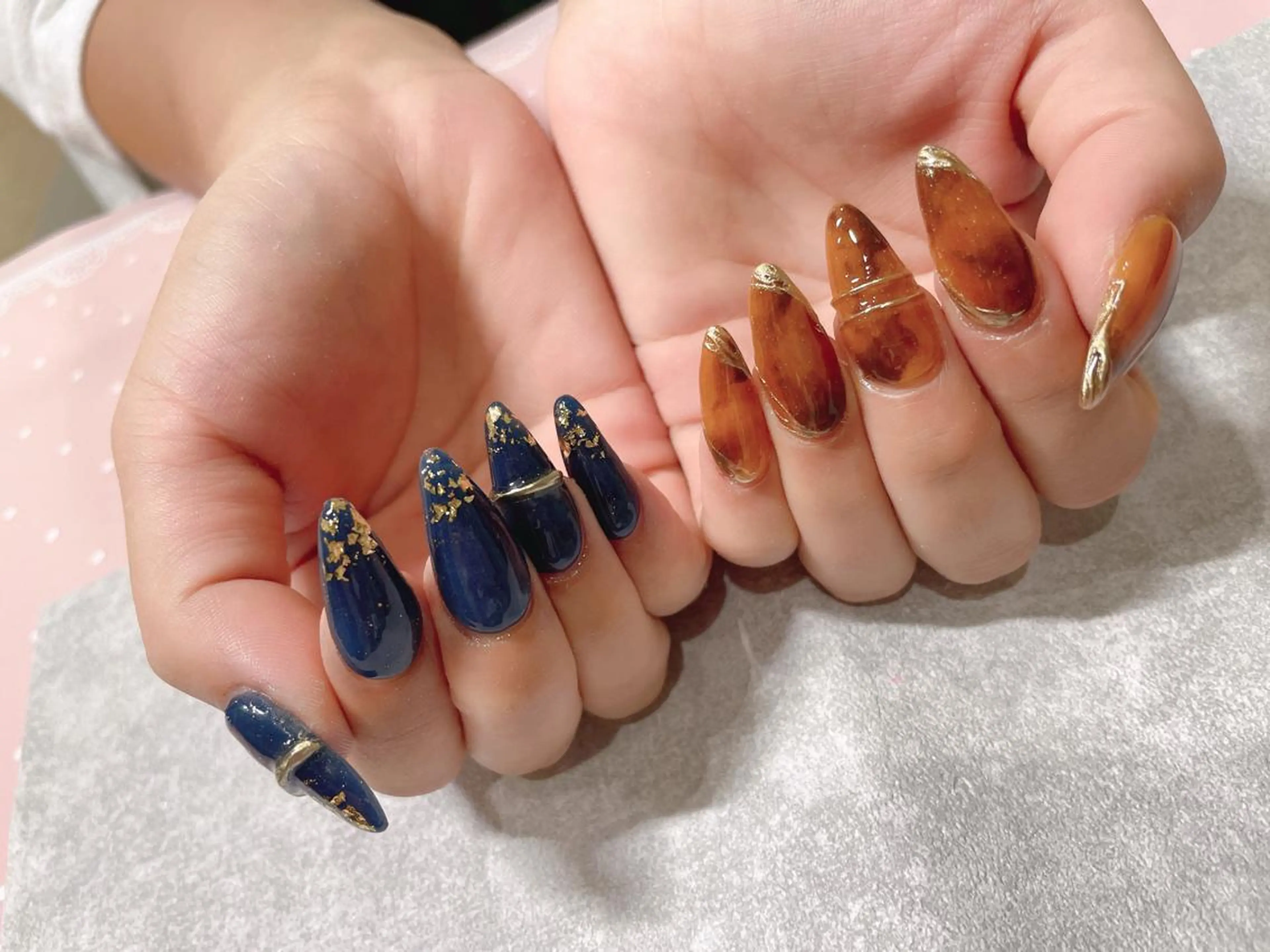 セミロング ネイル ハンドネイル 《LB》ラブリエ Nail&eyeのマツエク・マツパデザイン