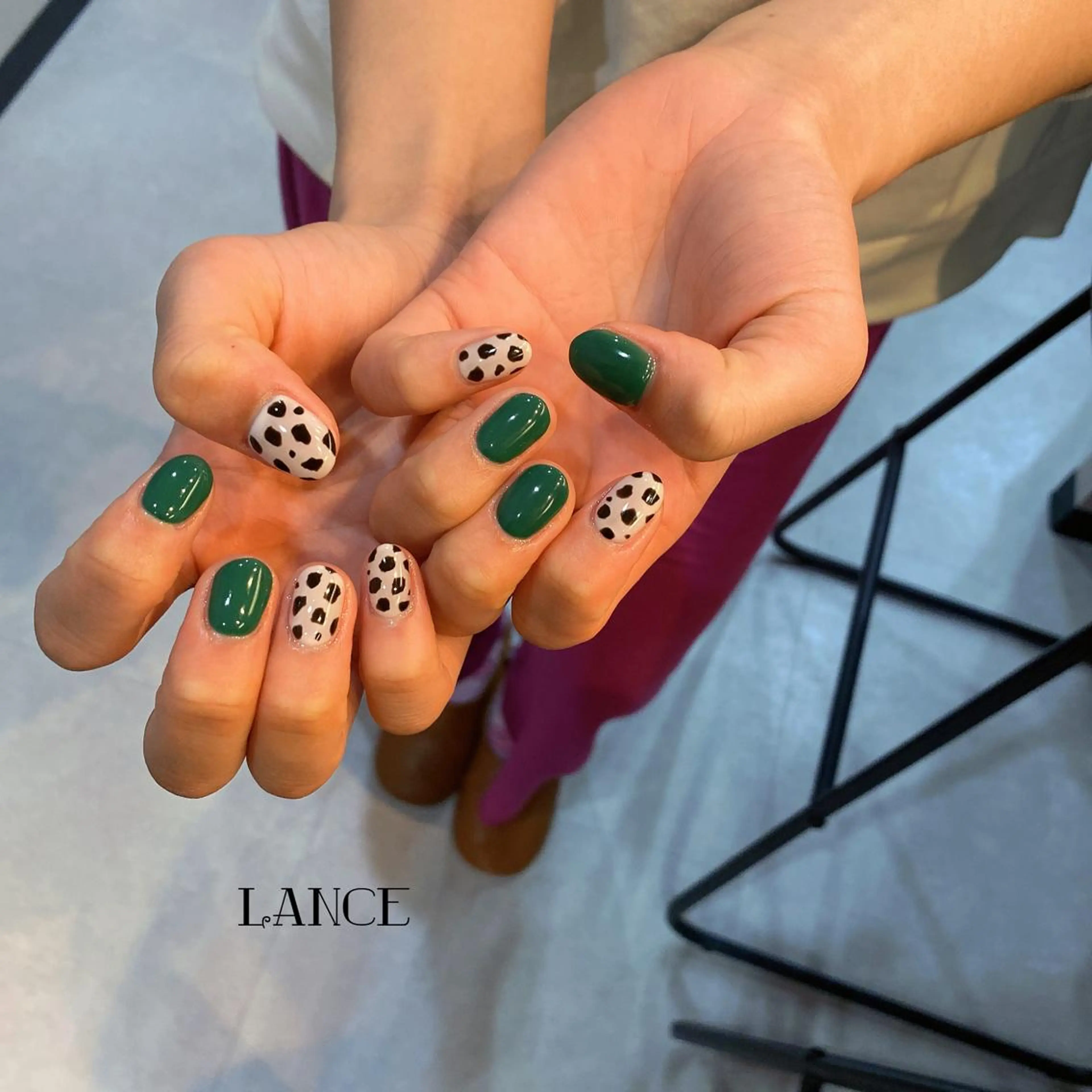 ミディアム ハンドネイル Lance nailのネイルデザイン