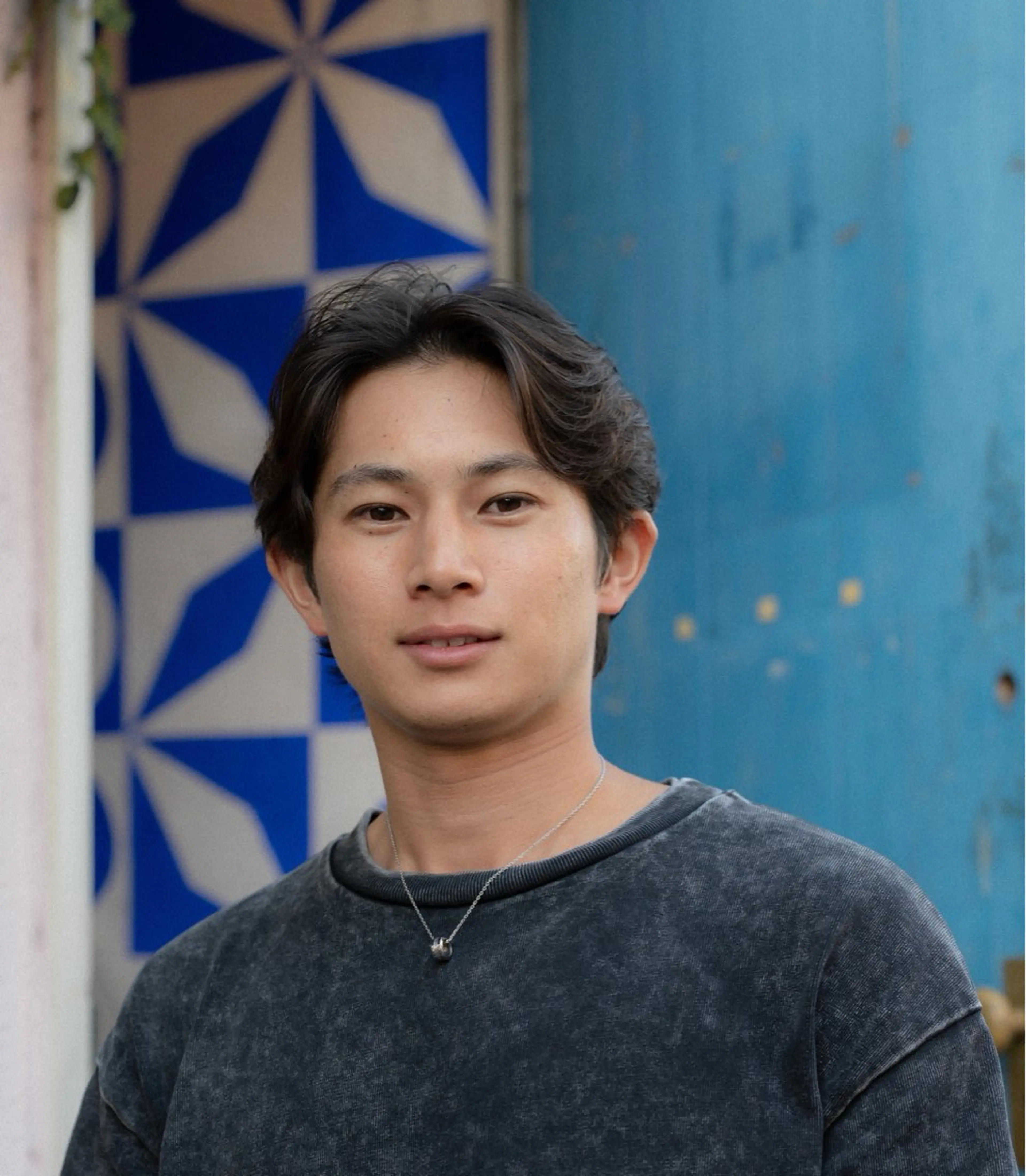 ミディアム カラー パーマ メンズ ミディアムパーマ メンズパーマ カット パーマ 🔗メンズサロン🔗 Kieのヘアスタイル