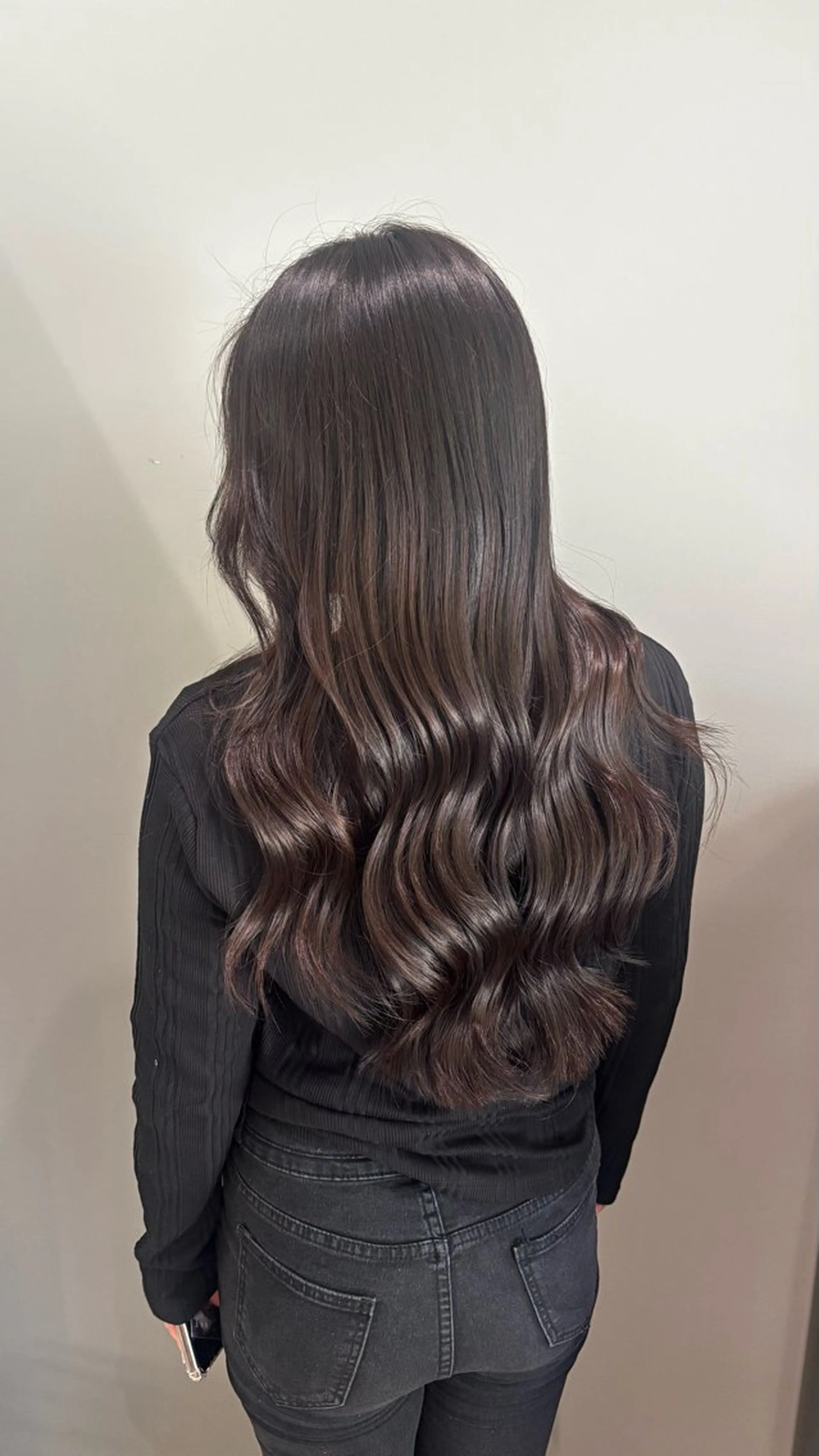 ロング シオン/艶髪カラー/ 韓国ヘアのヘアスタイル