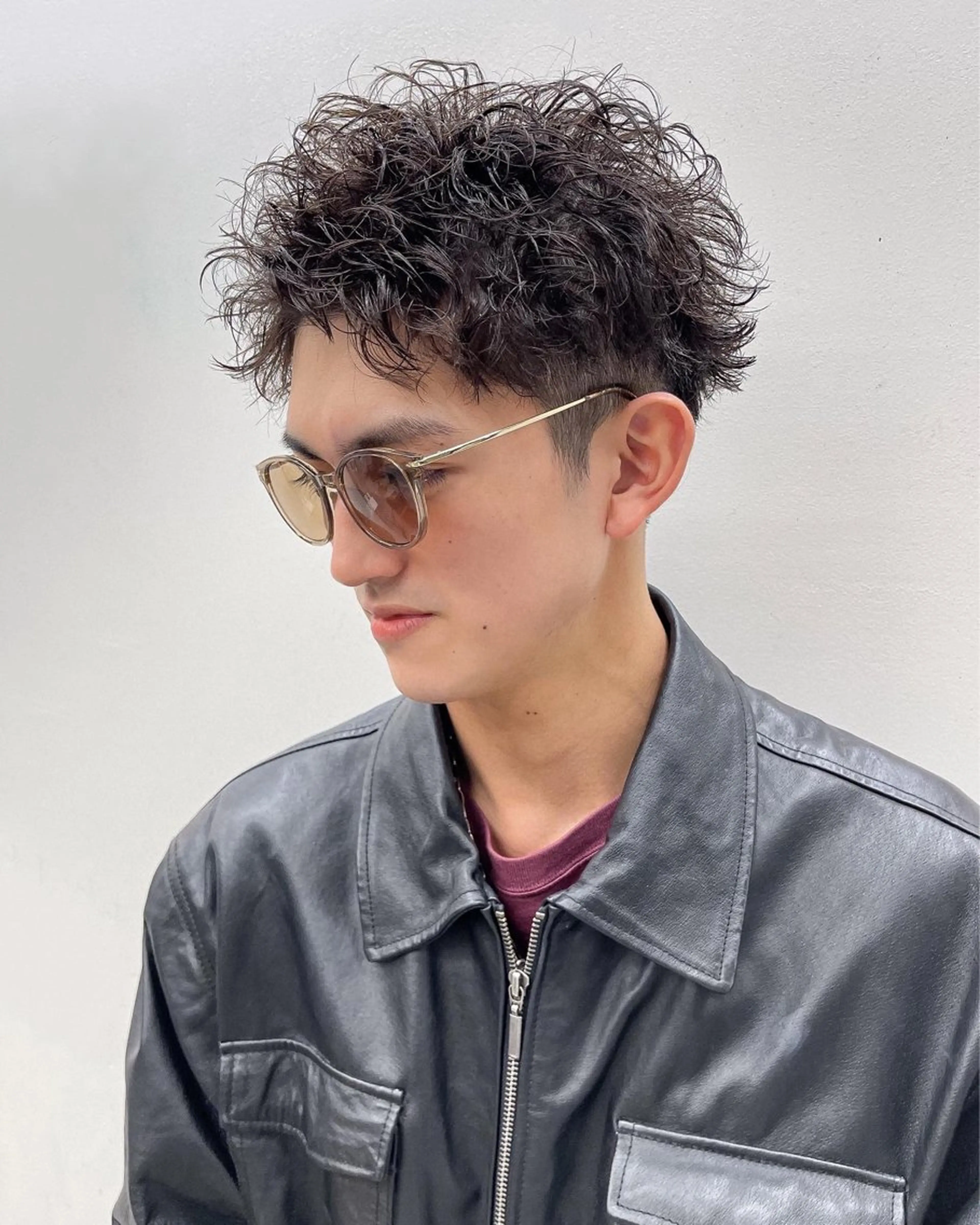 メンズ カット パーマ 森本裕/オーナー/ スパイラルパーマのヘアスタイル