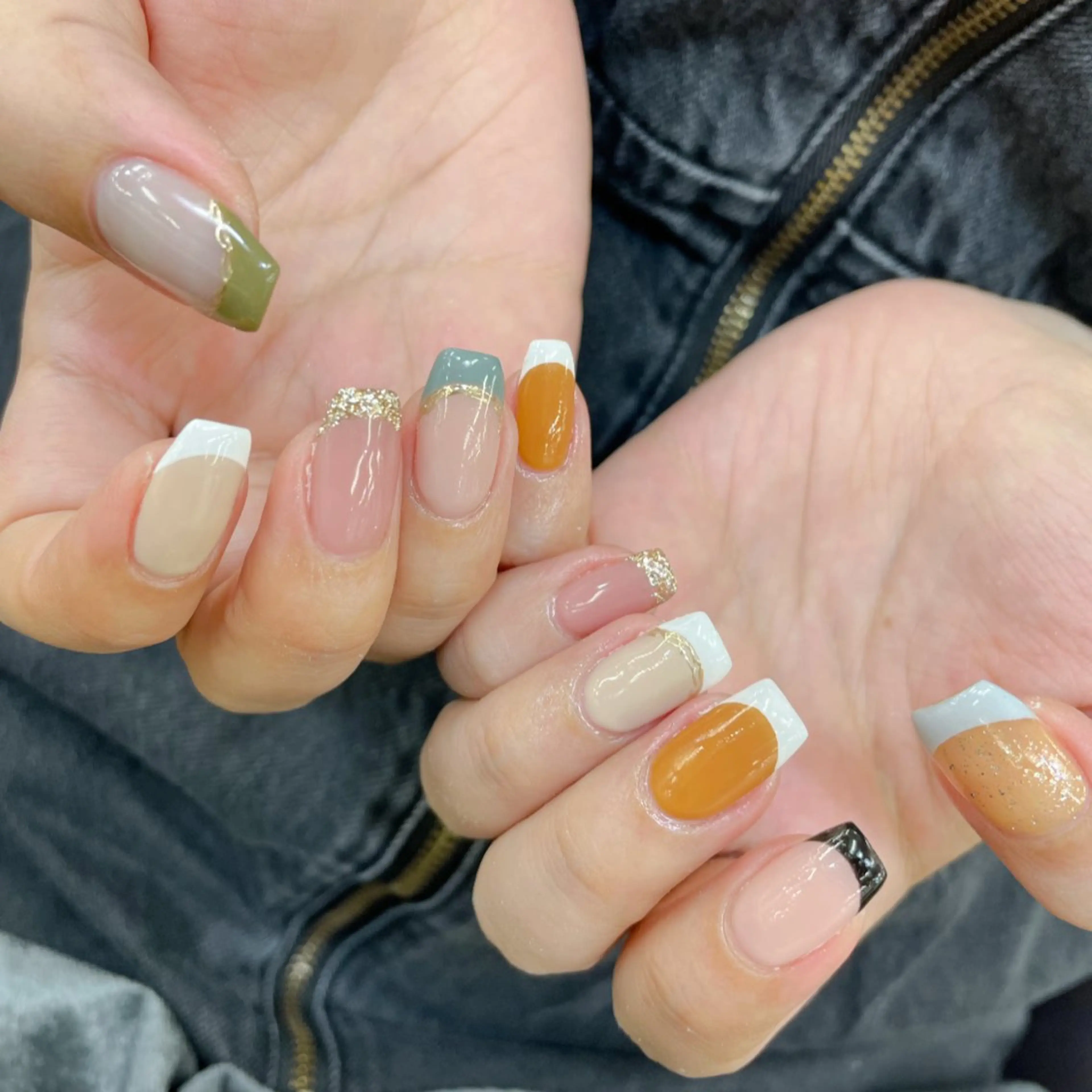 ネイル フレンチネイル ハンドネイル NAIL MOONのネイルデザイン