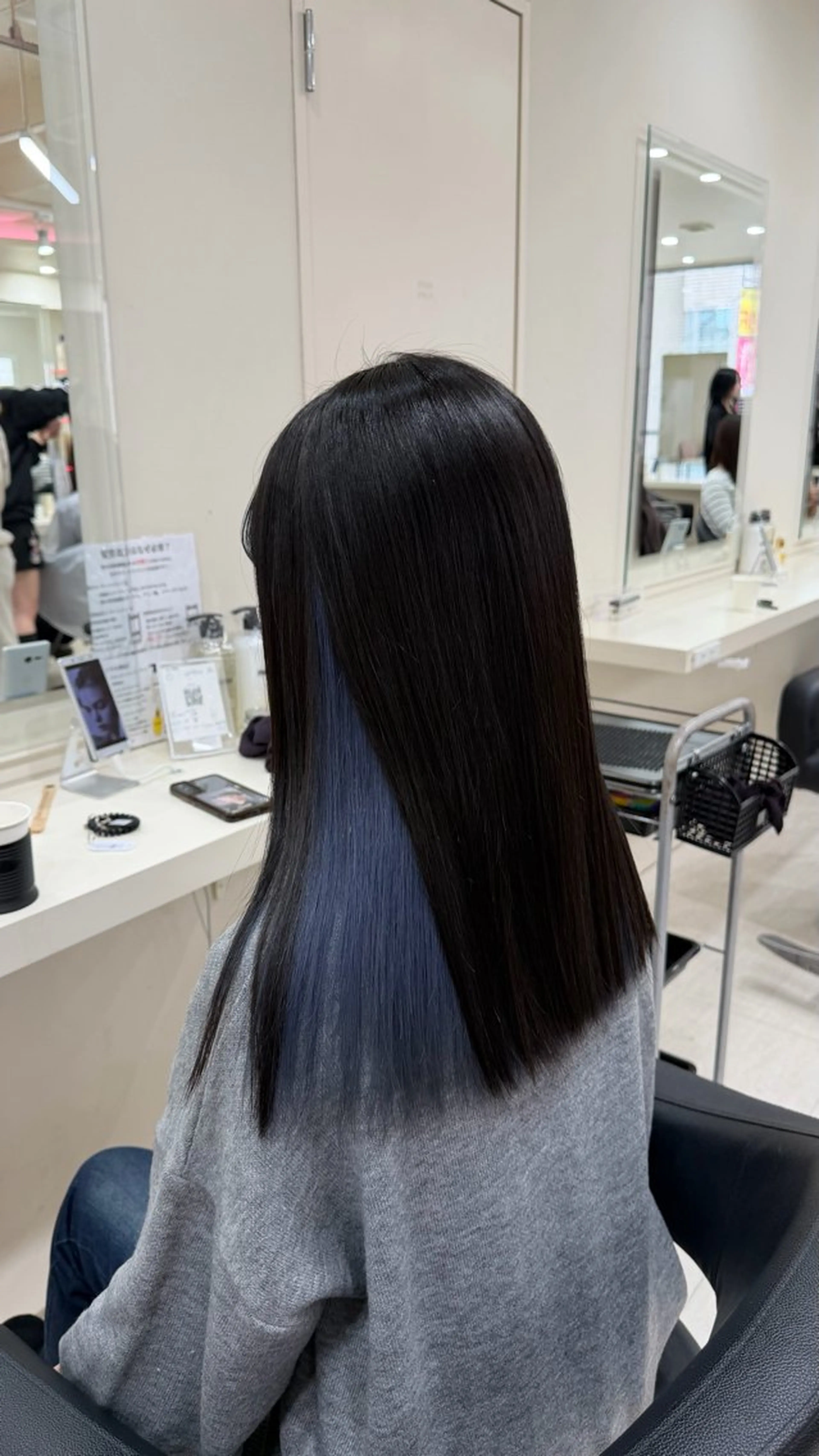 ロング ヘアカラー トリートメント ️🫧 AINE 🫧ハイトーンカラーのヘアスタイル