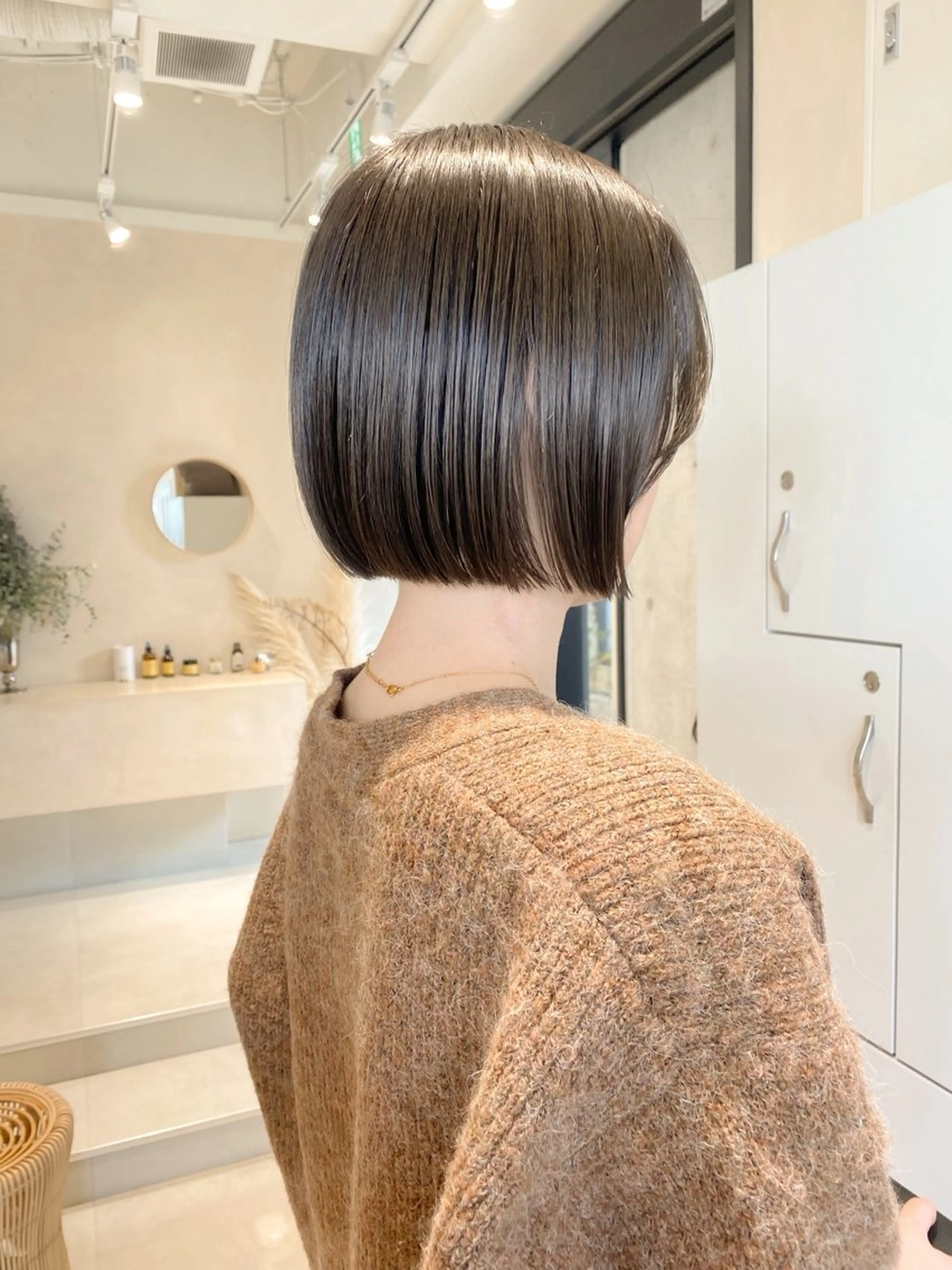 ショート カラー ボブ/ミニボブ 透明感カラーkadoのヘアスタイル