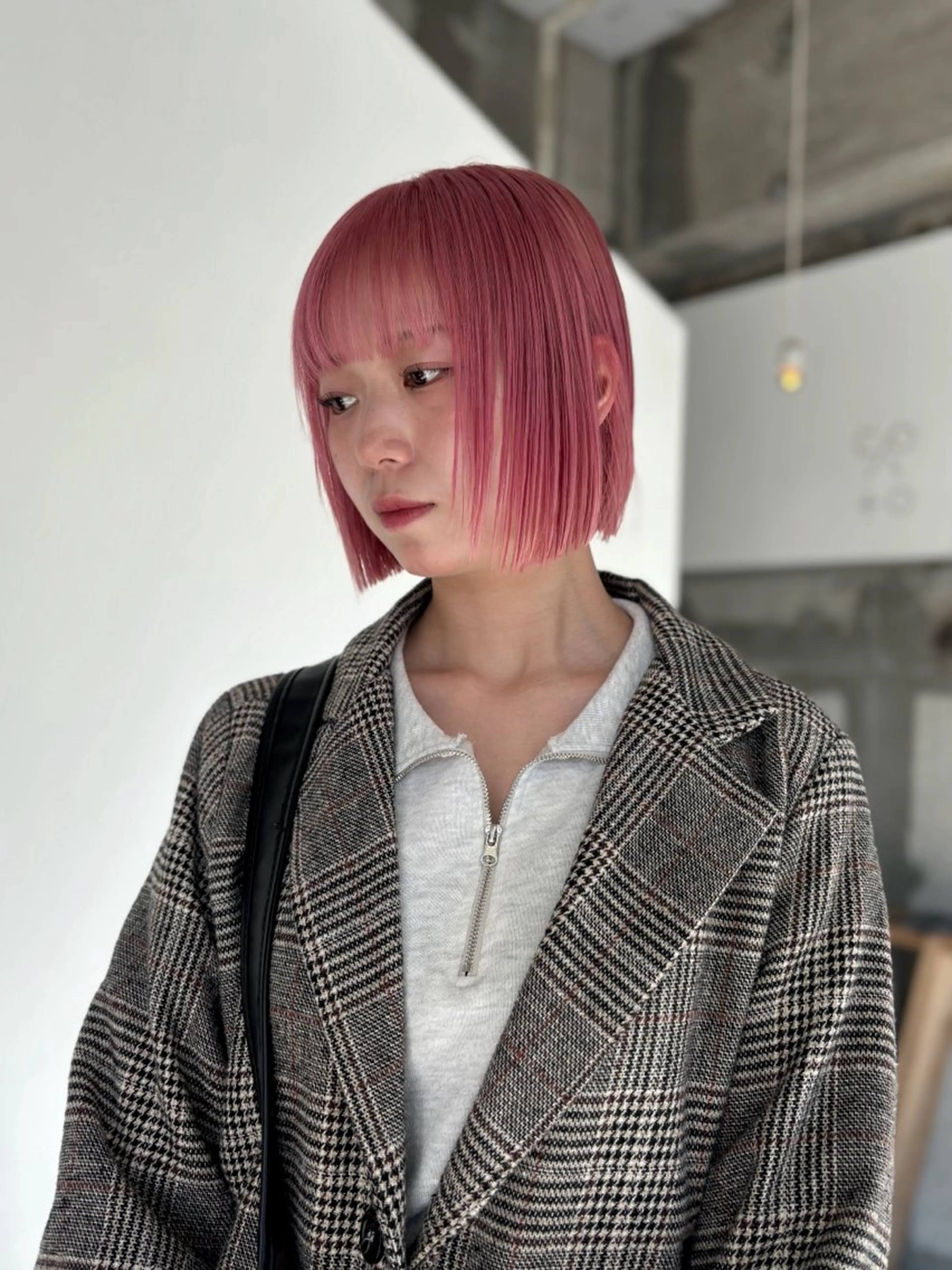 カラー カット ヘアカラー mirai/レイヤー ボブ/デザインのヘアスタイル