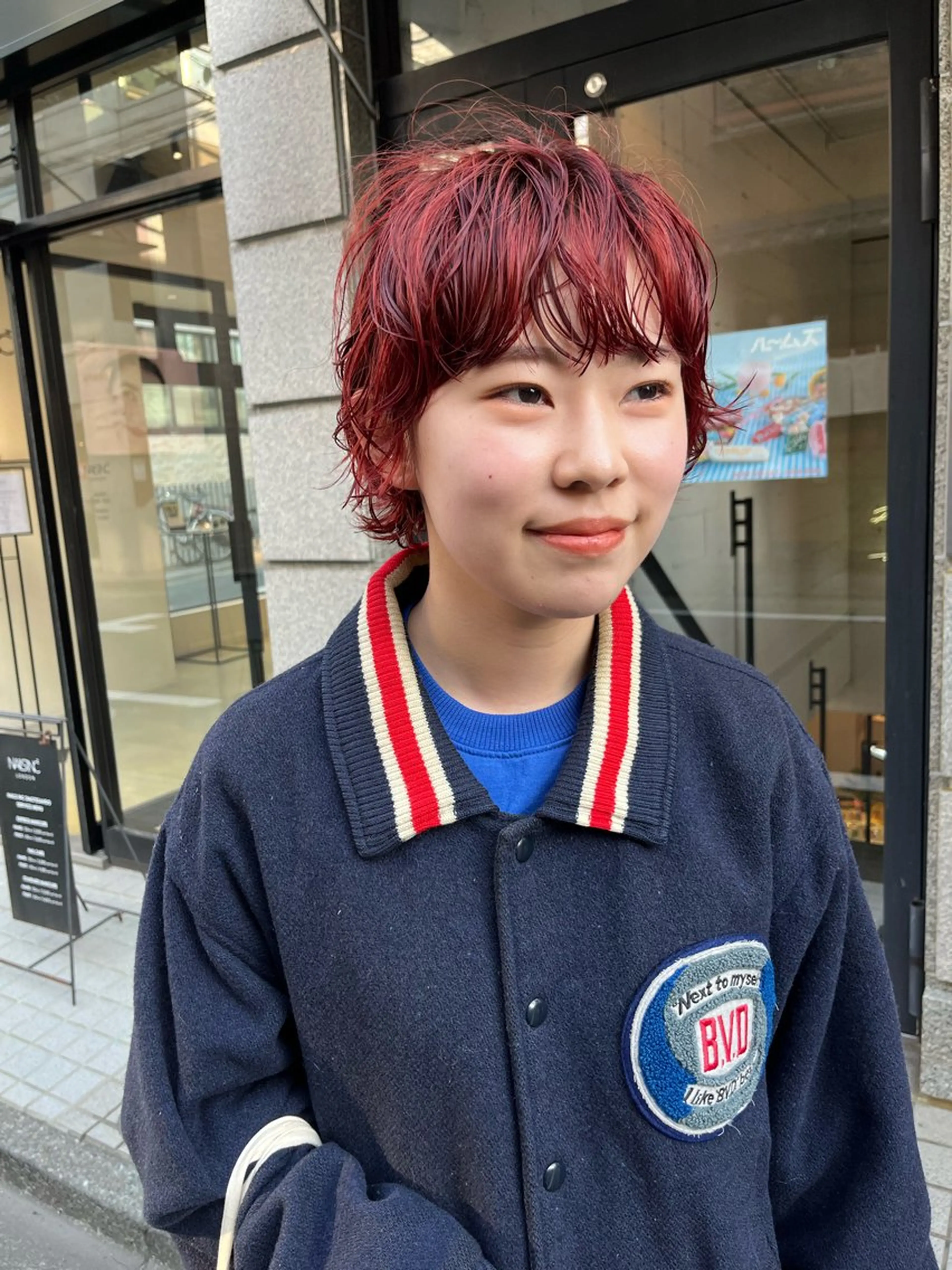 カット＋ブリーチなしダブルカラー＋2stepトリートメントの写真