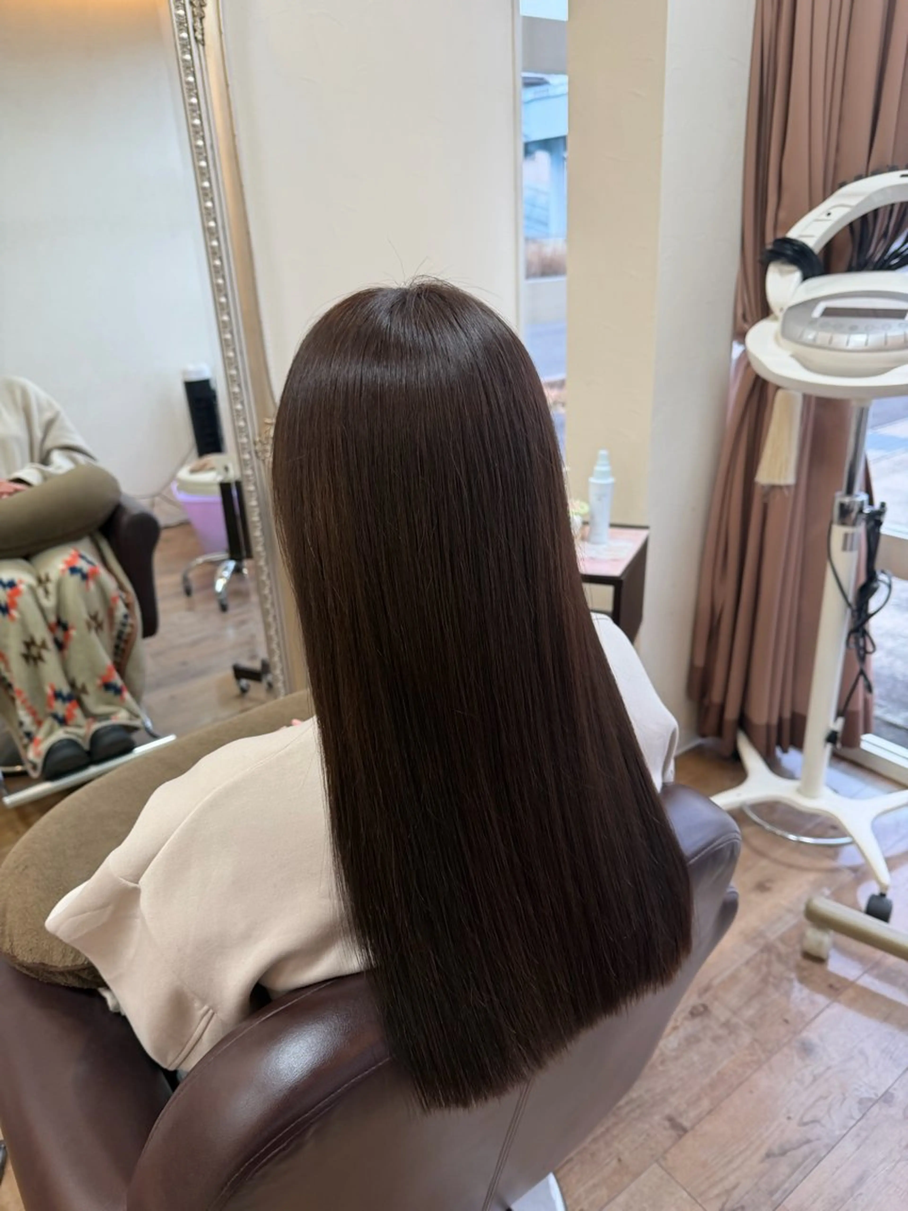 ロング 杉山 七海のヘアスタイル