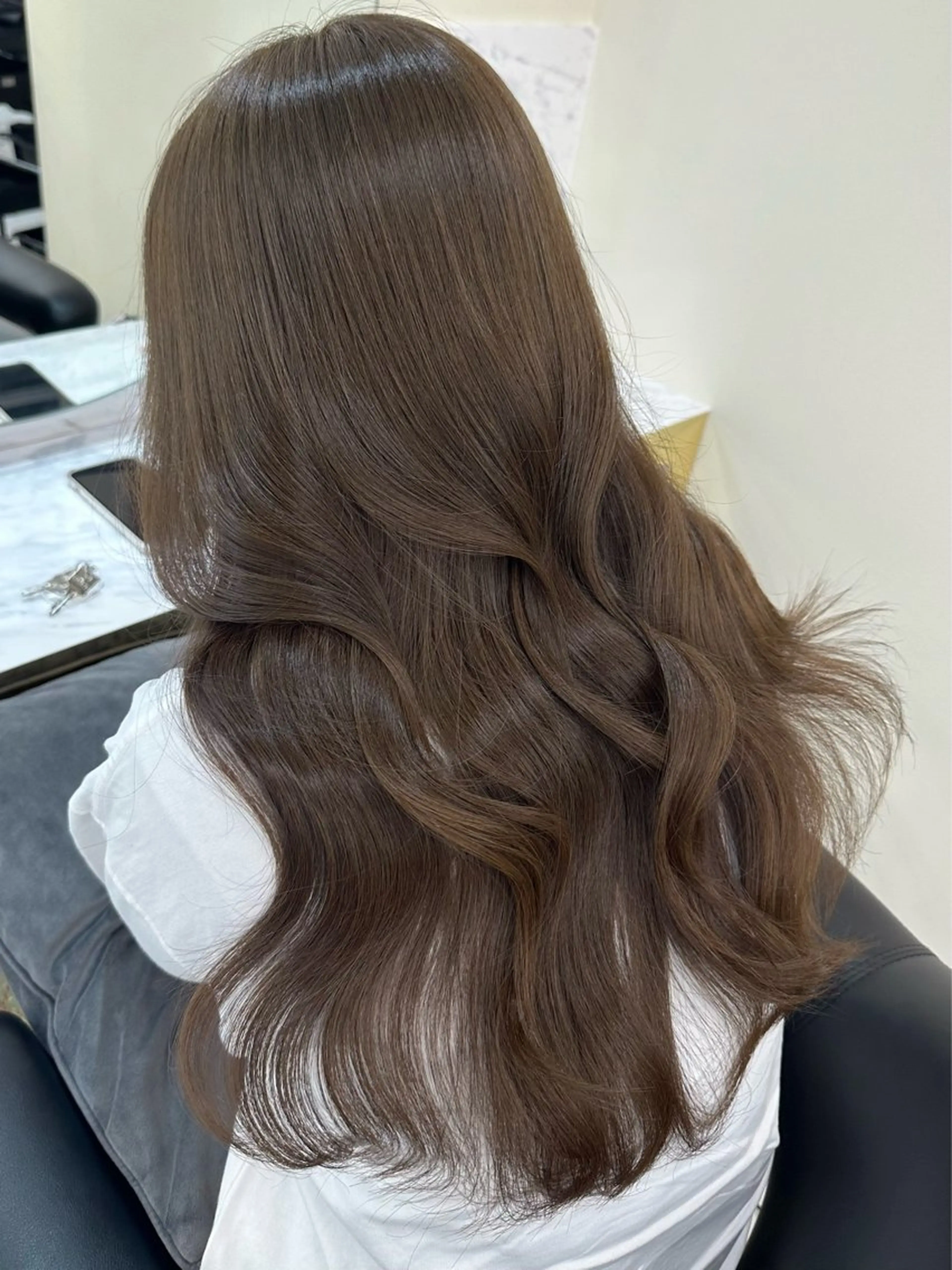 ロング カット ヘアカラー トリートメント レイヤーカット/髪質 改善/momo🎀のヘアスタイル