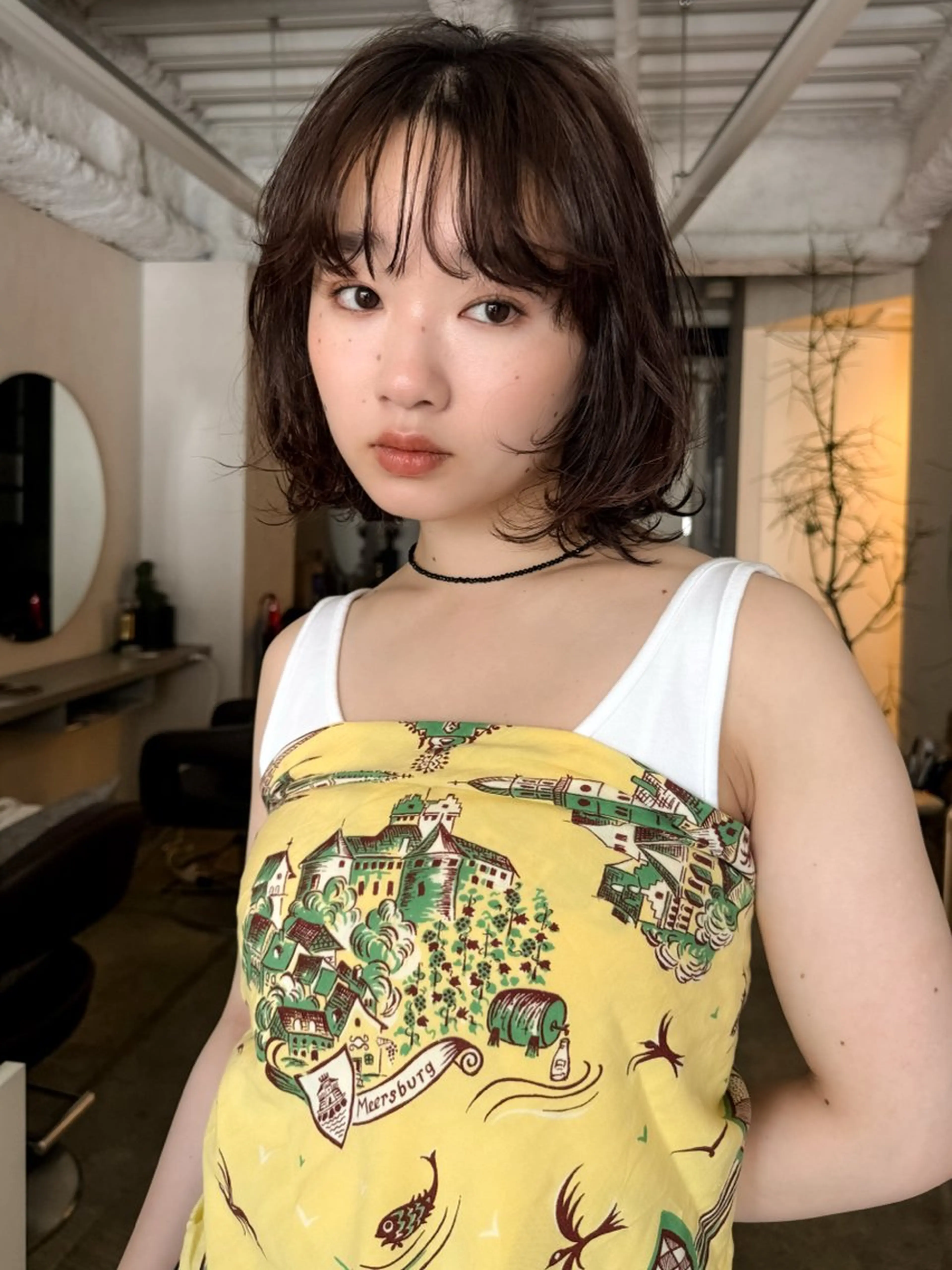 ショート kiji NAHO/ パーマ／久屋大通のヘアスタイル