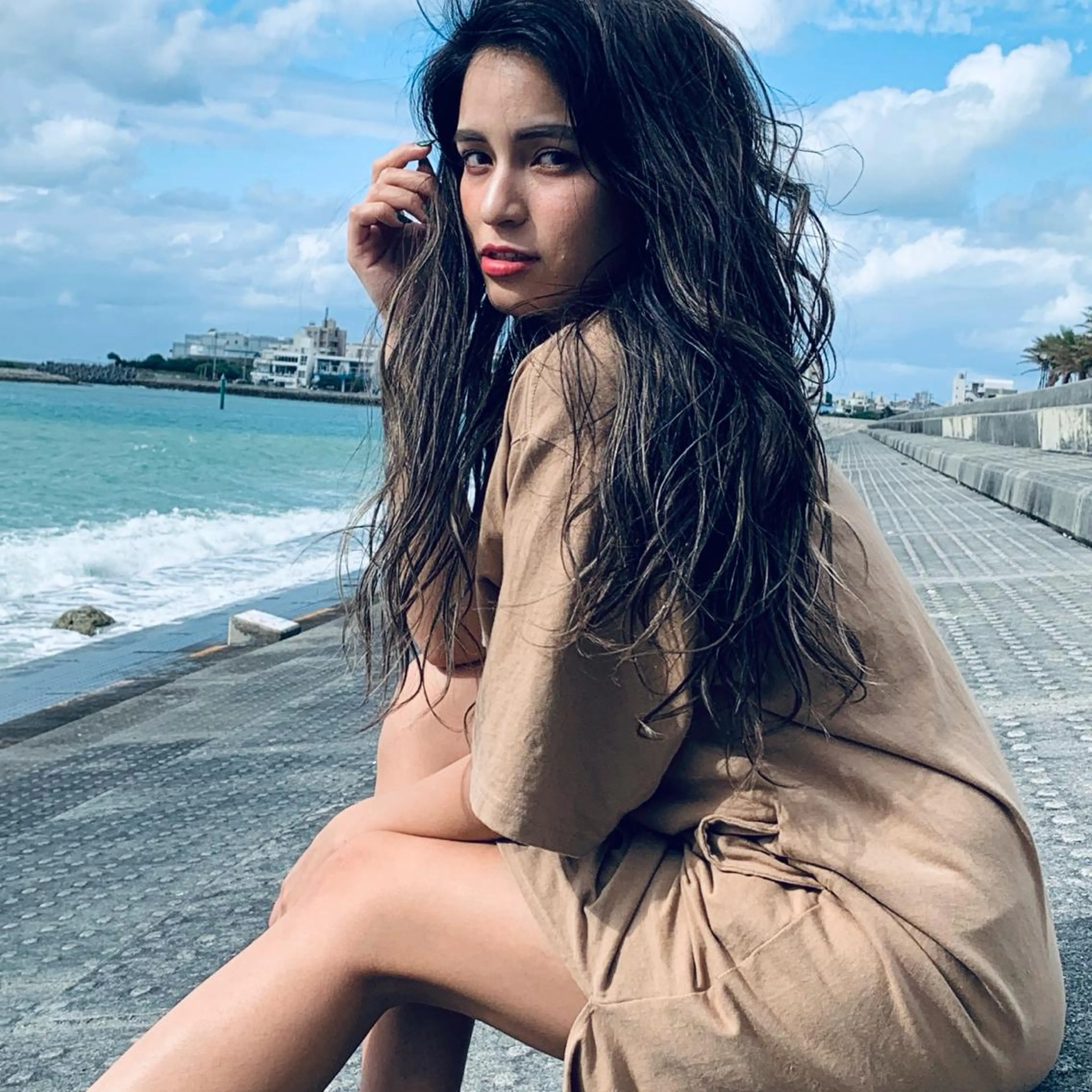 ロング 髪質改善🇰🇷レイ ヤーカット/艶透明髪のヘアスタイル