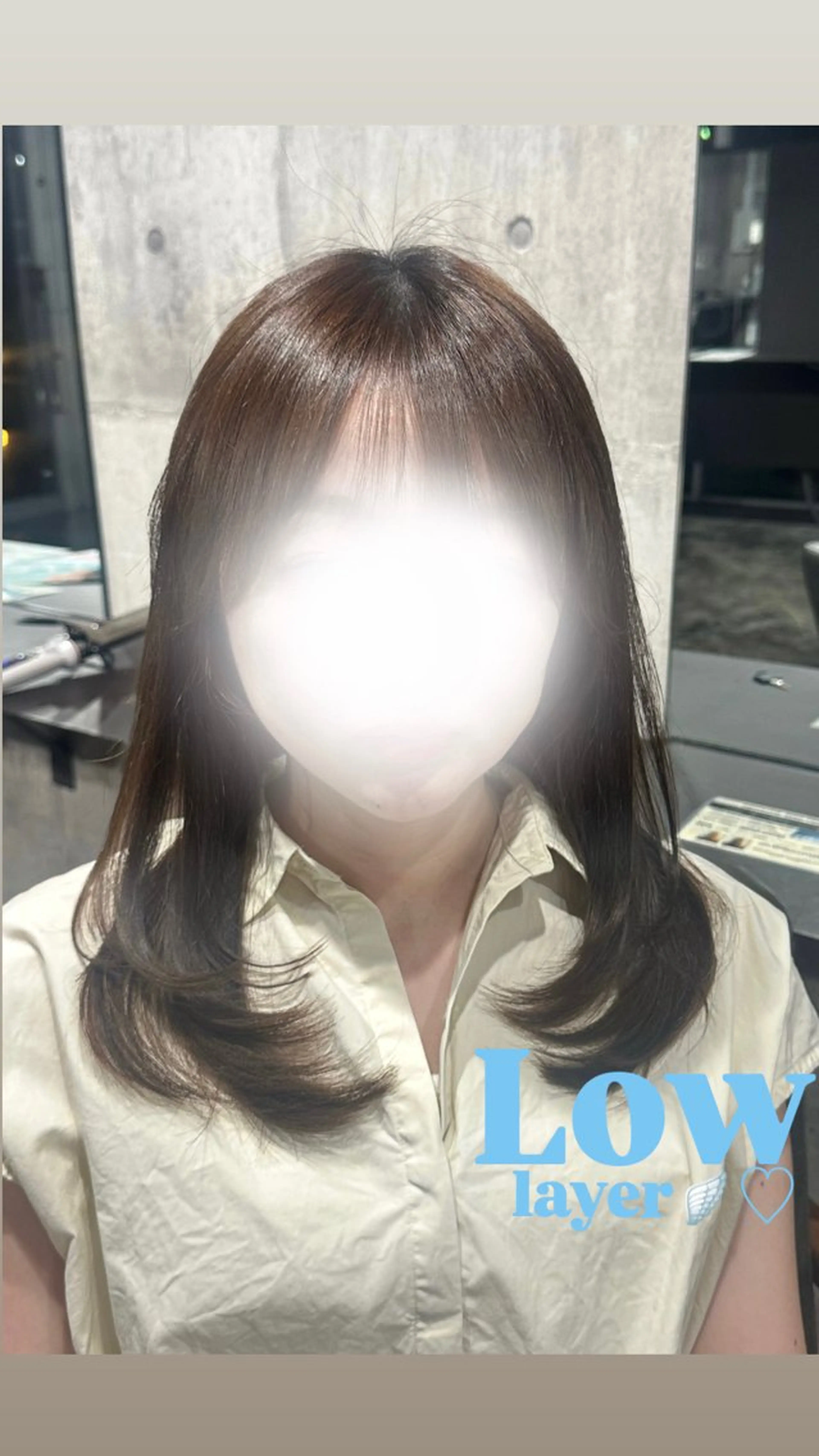 ミディアム amy .のヘアスタイル