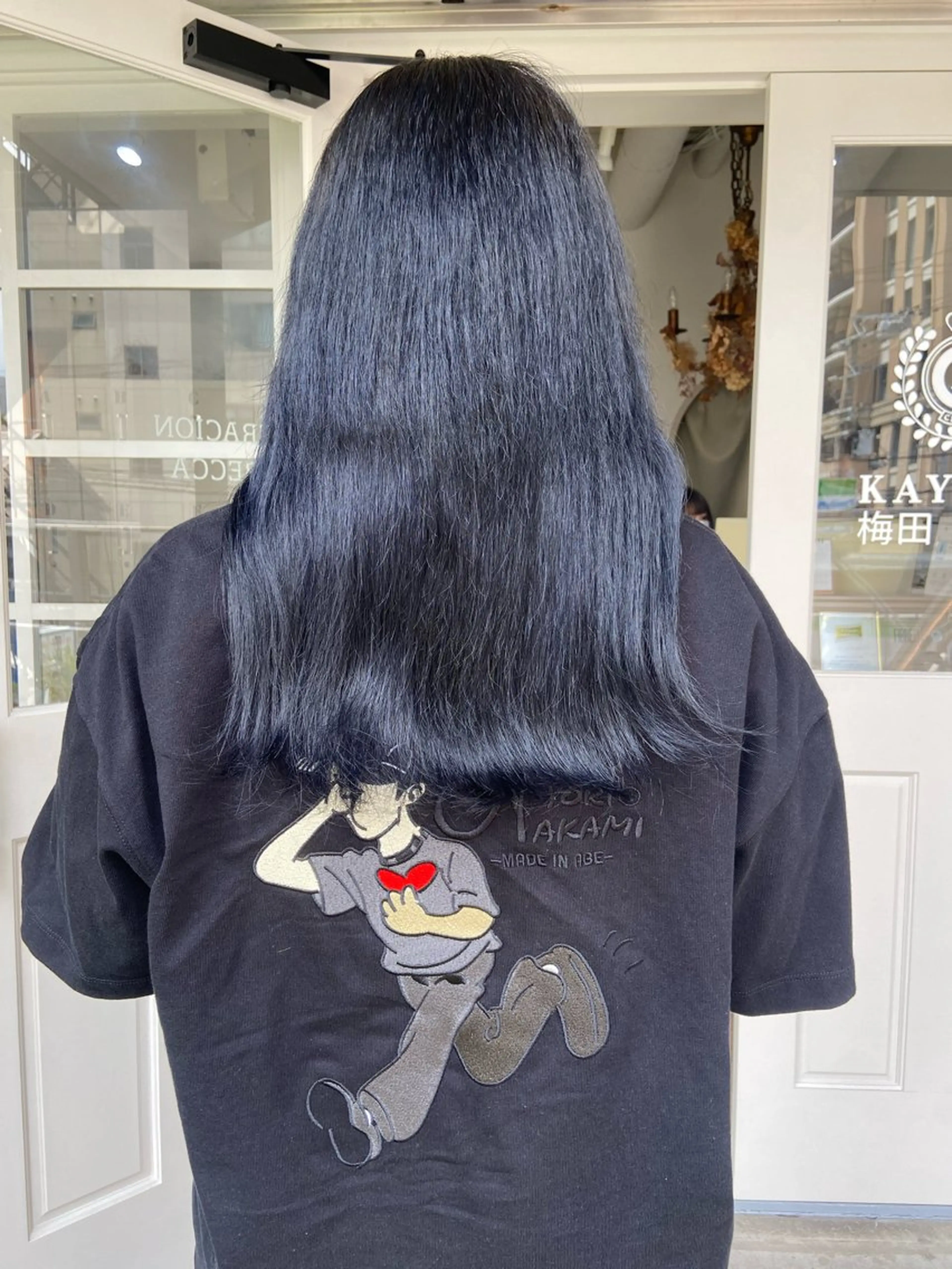 ロング カラー ヘアカラー 梅田/寒色カラー/ まほのヘアスタイル