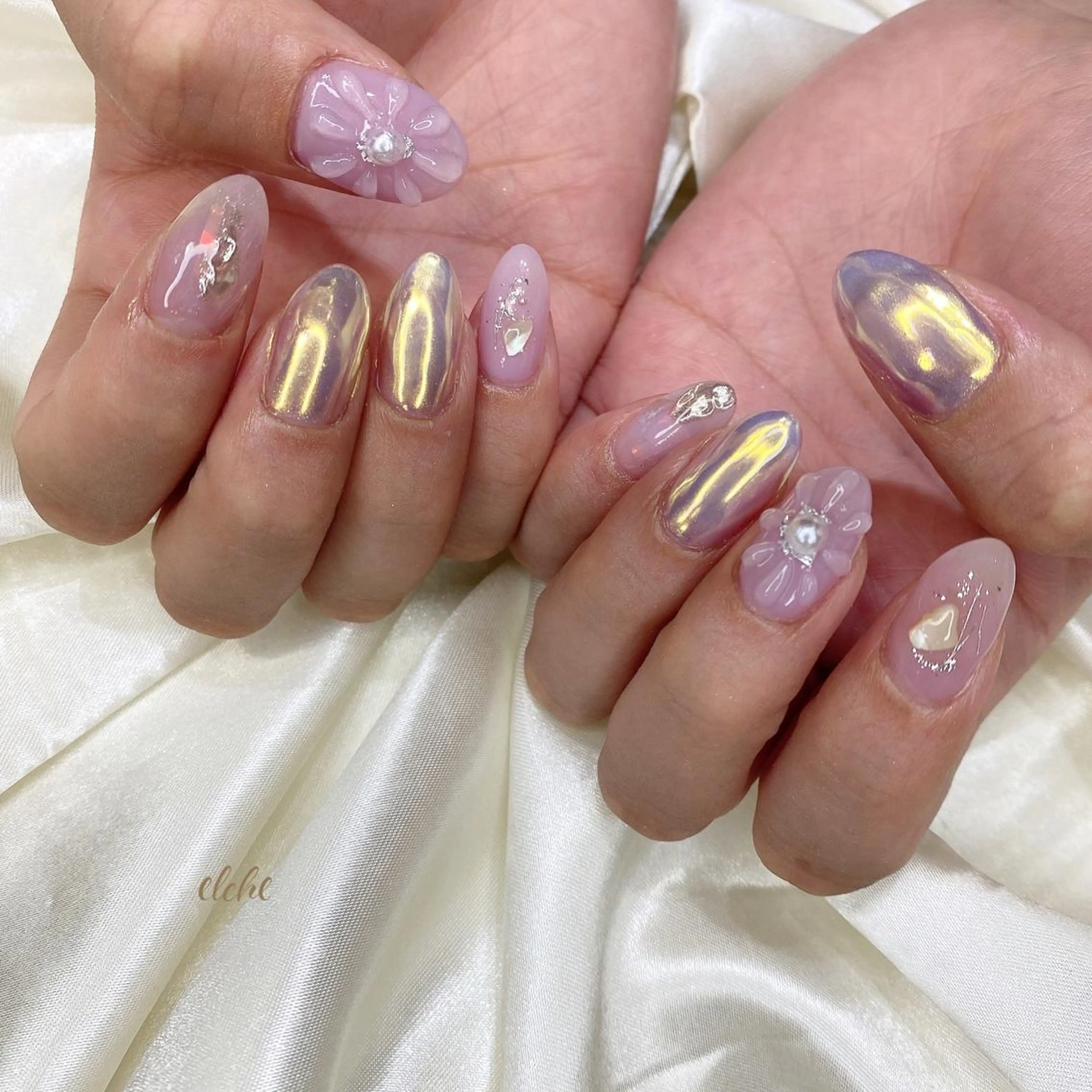 ネイル ハンドネイル 西岡 杏のネイルデザイン