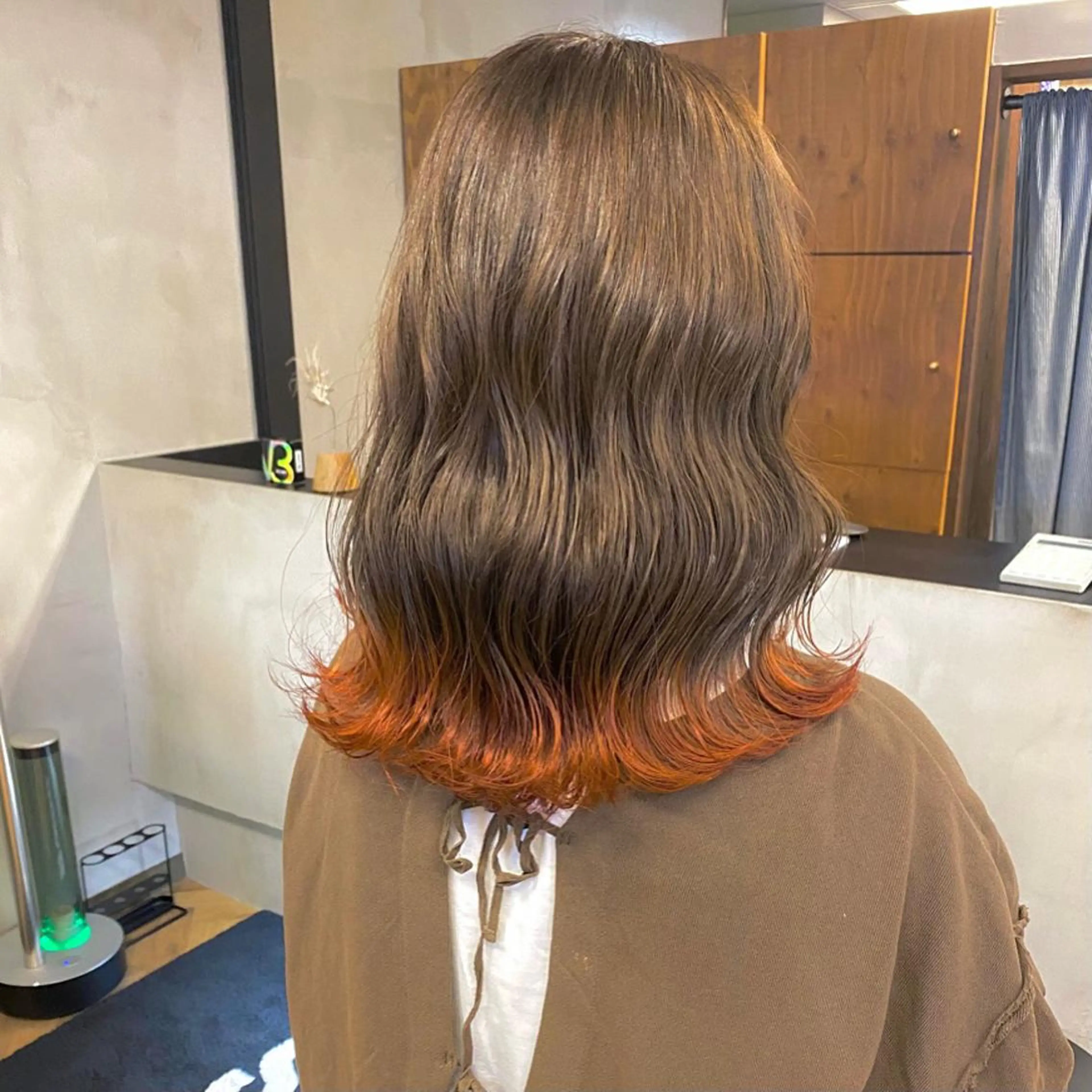 セミロング カラー パーマ ヘアアレンジ メンズ キッズ ネイル マツエク・マツパ 前川 朋香のヘアスタイル